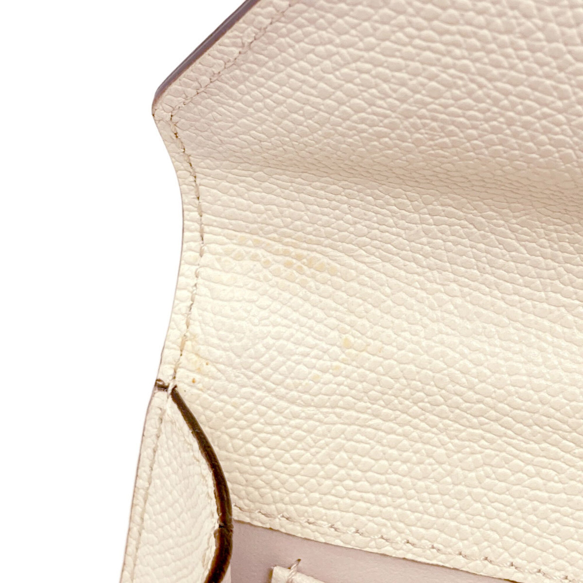 Valextra White Leather Clutch Bag (Pre-Owned)