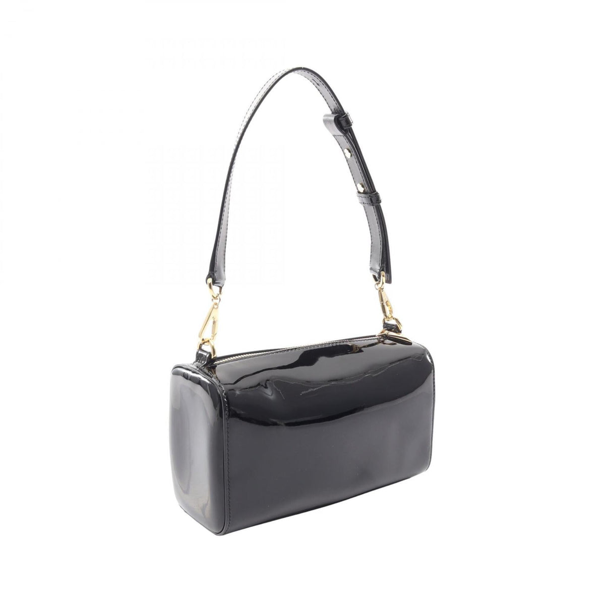 Bally Black Patent Leather Handbag Shoulder Bag (Pre-Owned)