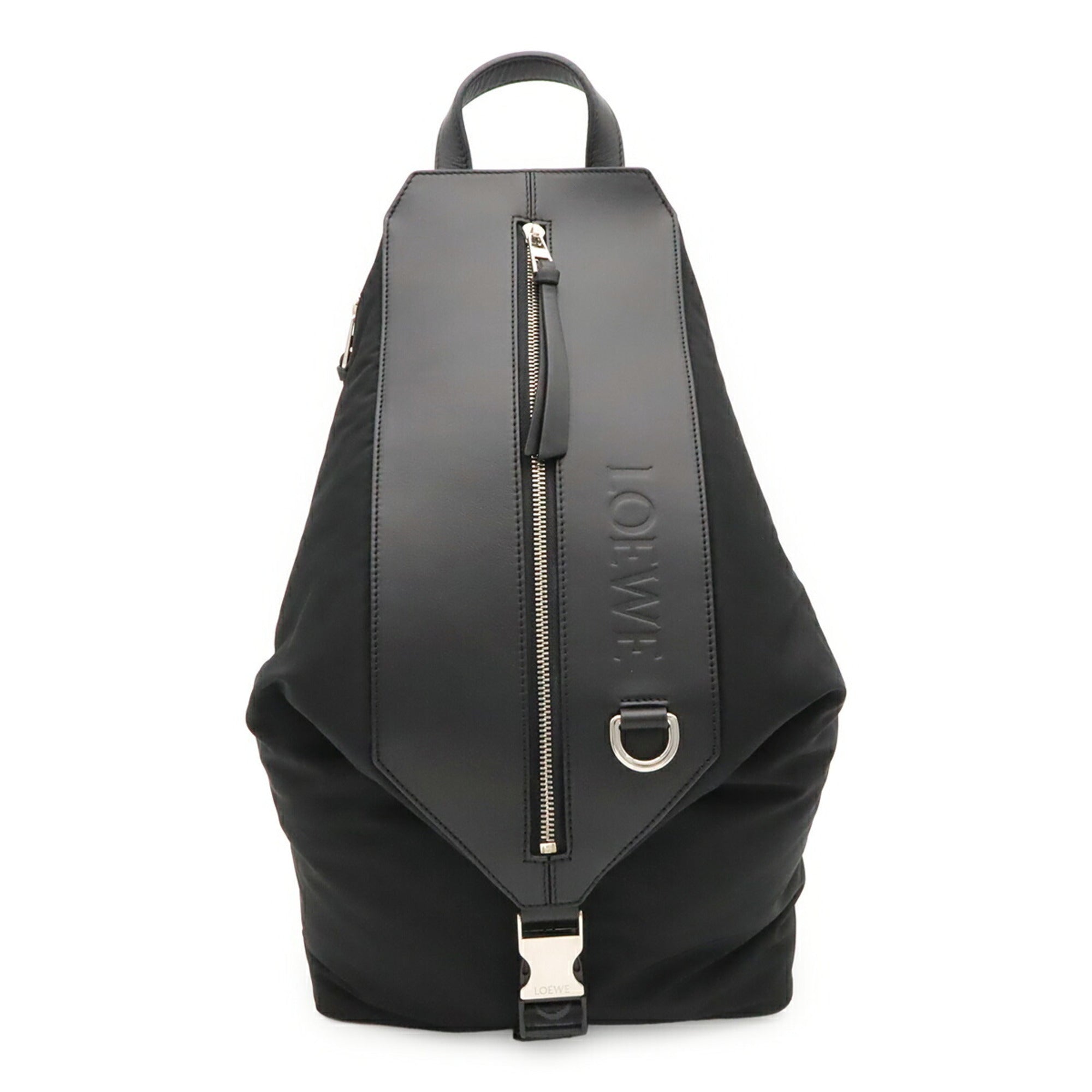 Loewe Black Nylon Backpack Shoulder Bag (Pre-Owned)