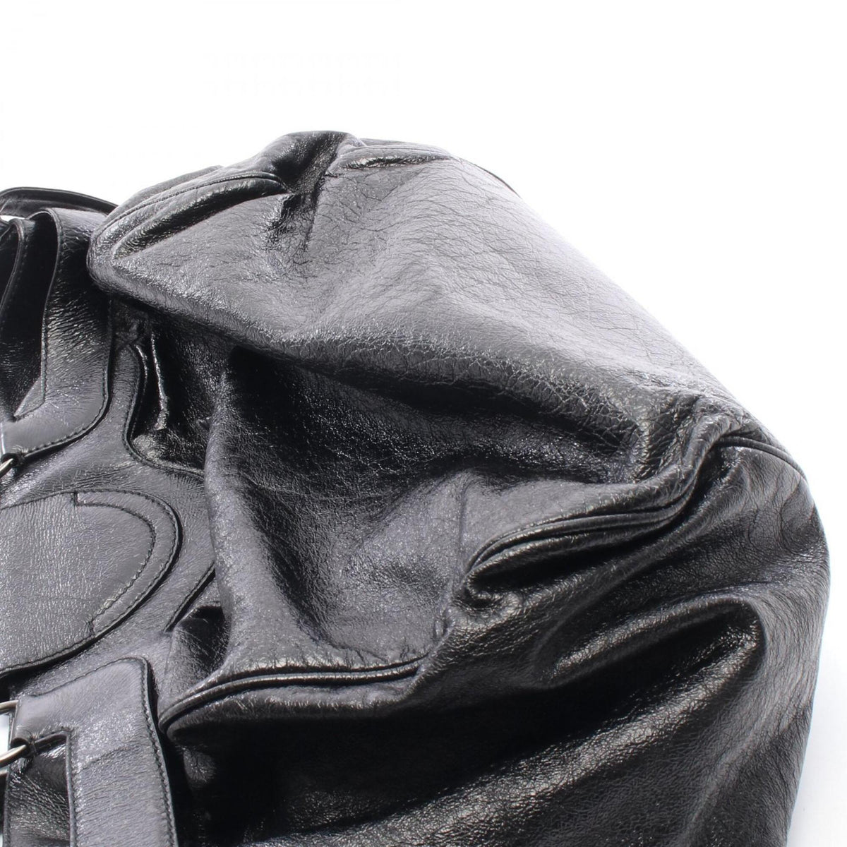 Salvatore Ferragamo Black Leather Shoulder Bag (Pre-Owned)