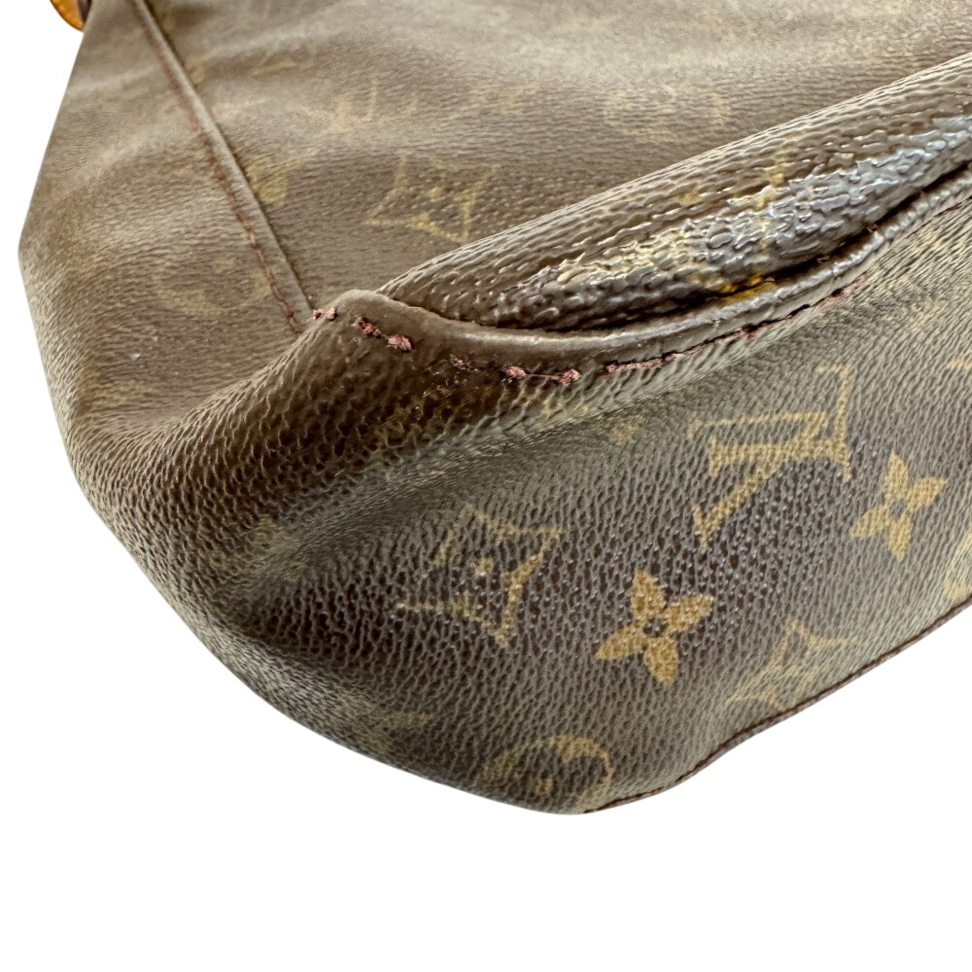 Louis Vuitton Brown Monogram Leather Pvc Handbag (Pre-Owned)