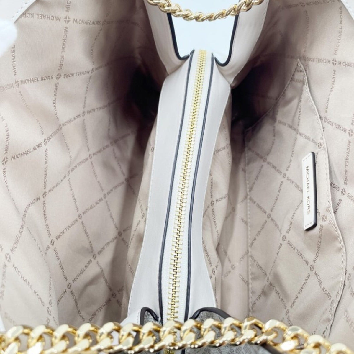Michael Kors White Pvc Shoulder Bag (Pre-Owned)