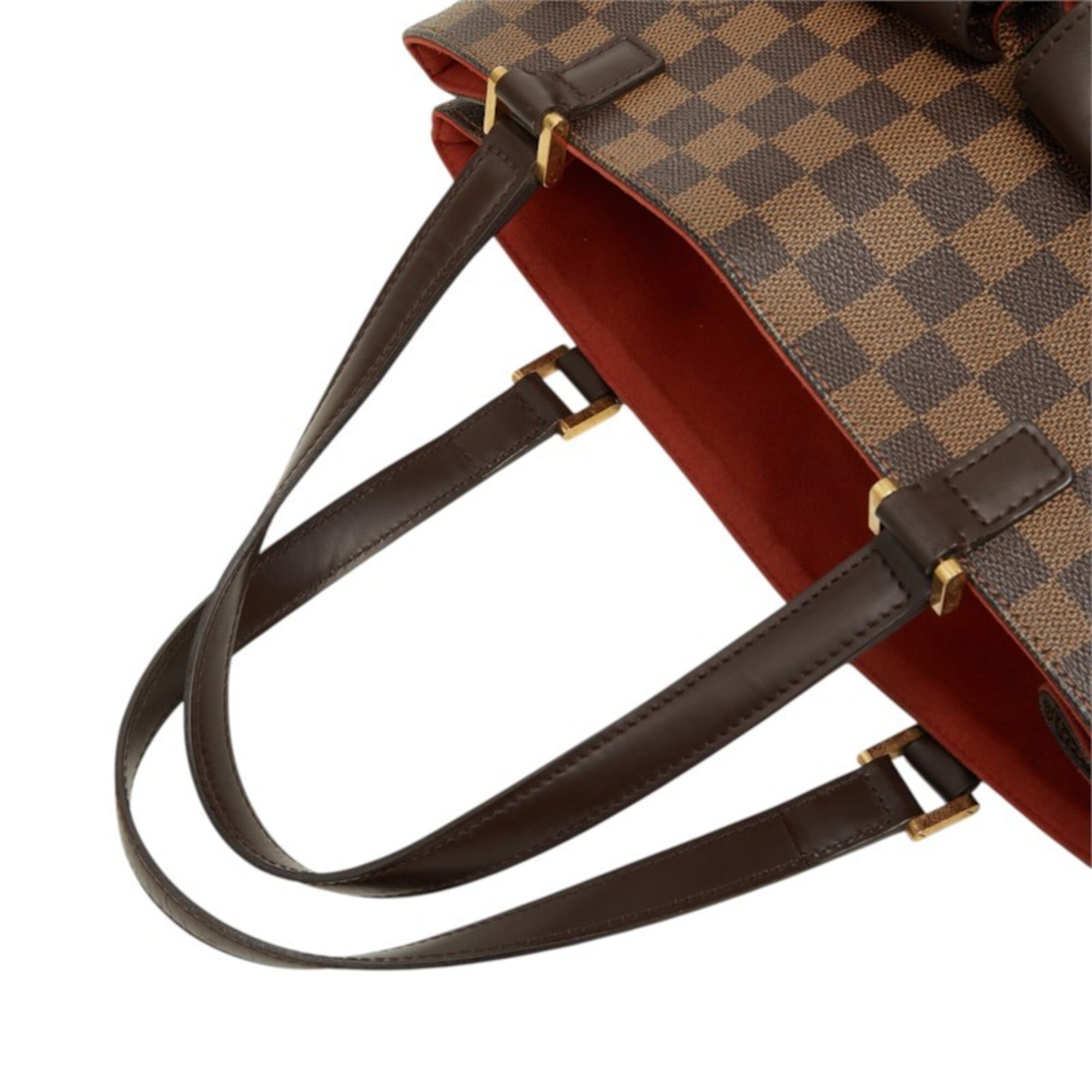Louis Vuitton Brown Pvc Leather Shoulder Bag Tote Bag (Pre-Owned)