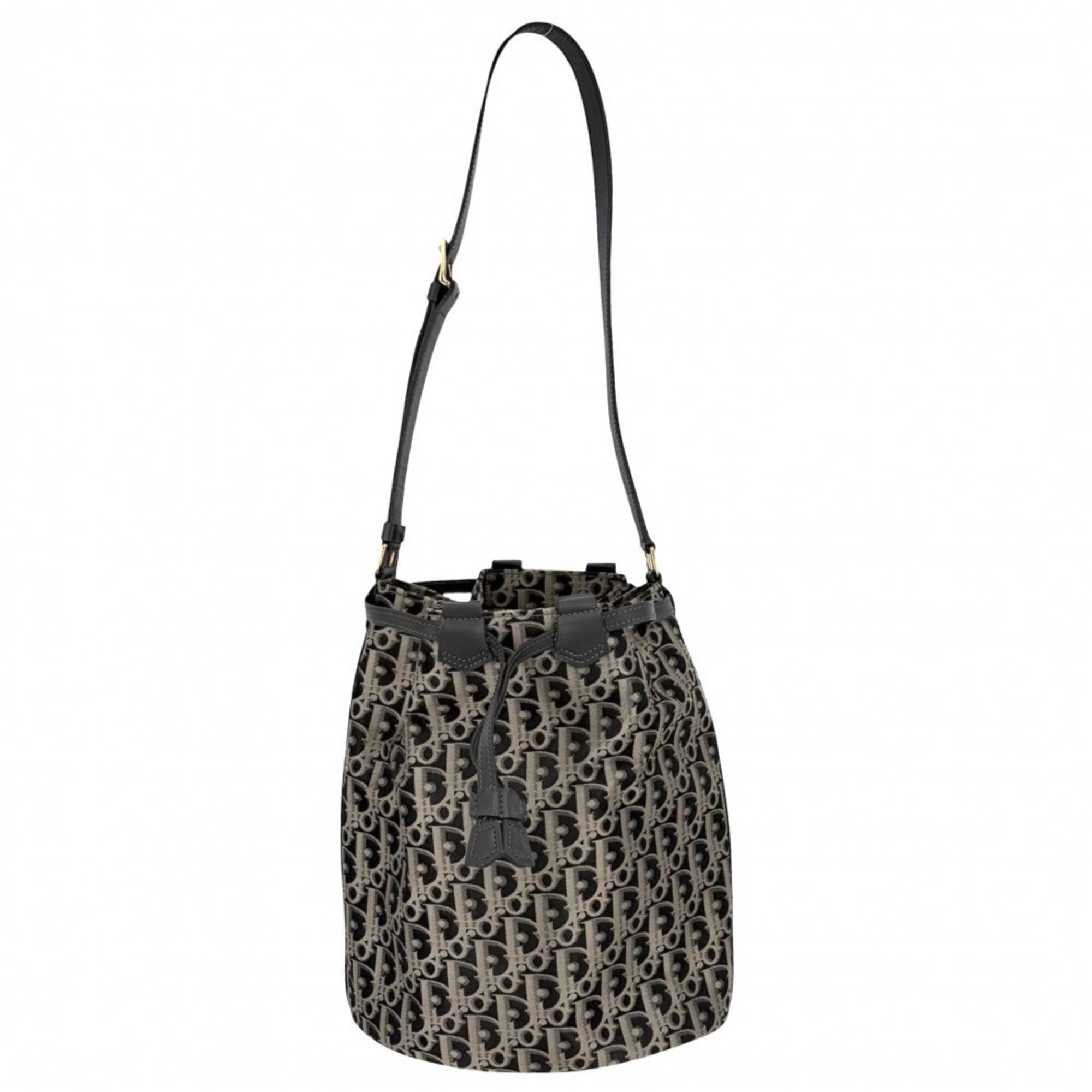 Christian Dior Black Gold Shoulder Bag (Pre-Owned)