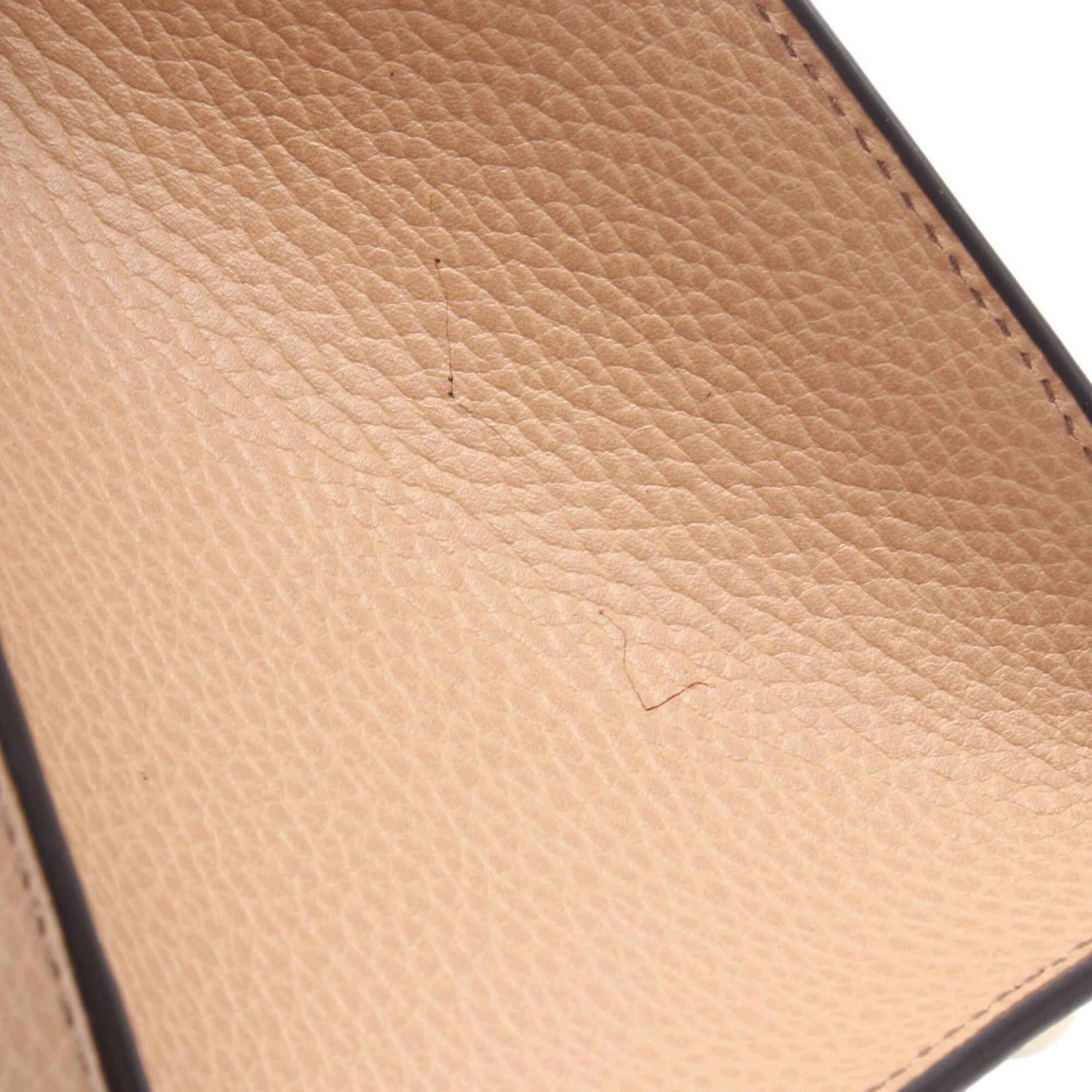 Gucci Beige Leather Handbag (Pre-Owned)
