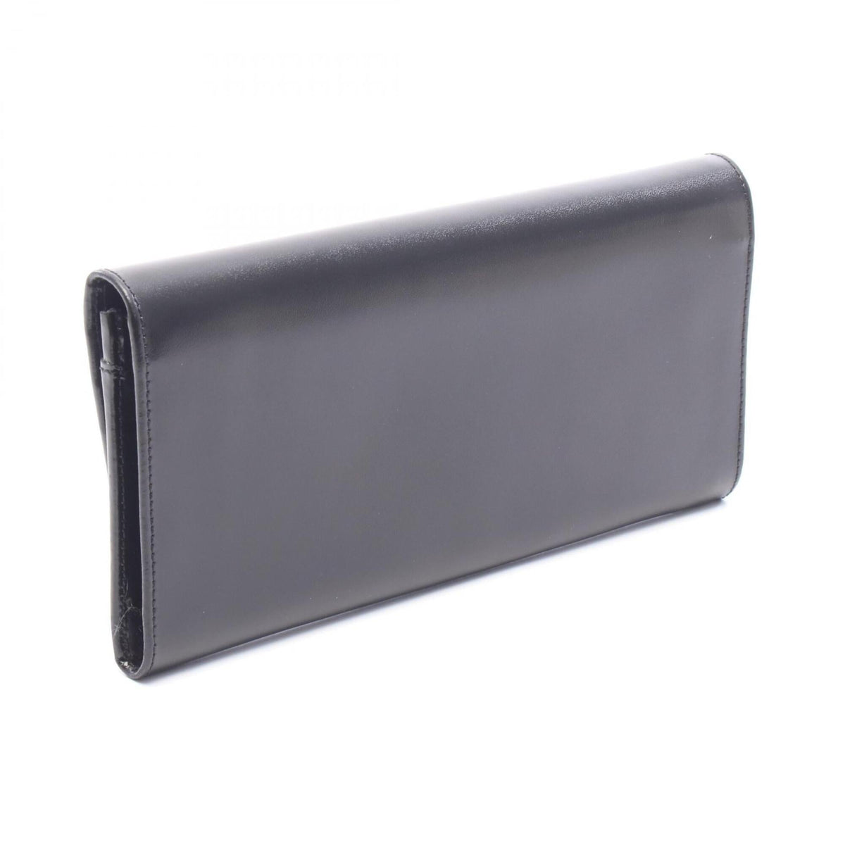Celine Black Leather Long Wallet (Bi-Fold) (Pre-Owned)