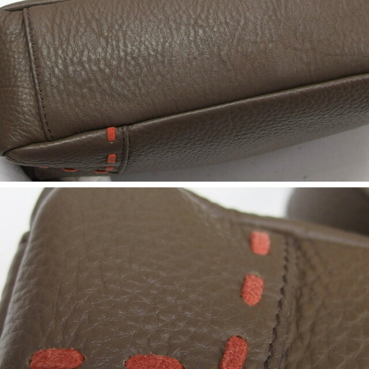 Vivienne Westwood Dark Brown Leather Shoulder Bag (Pre-Owned)