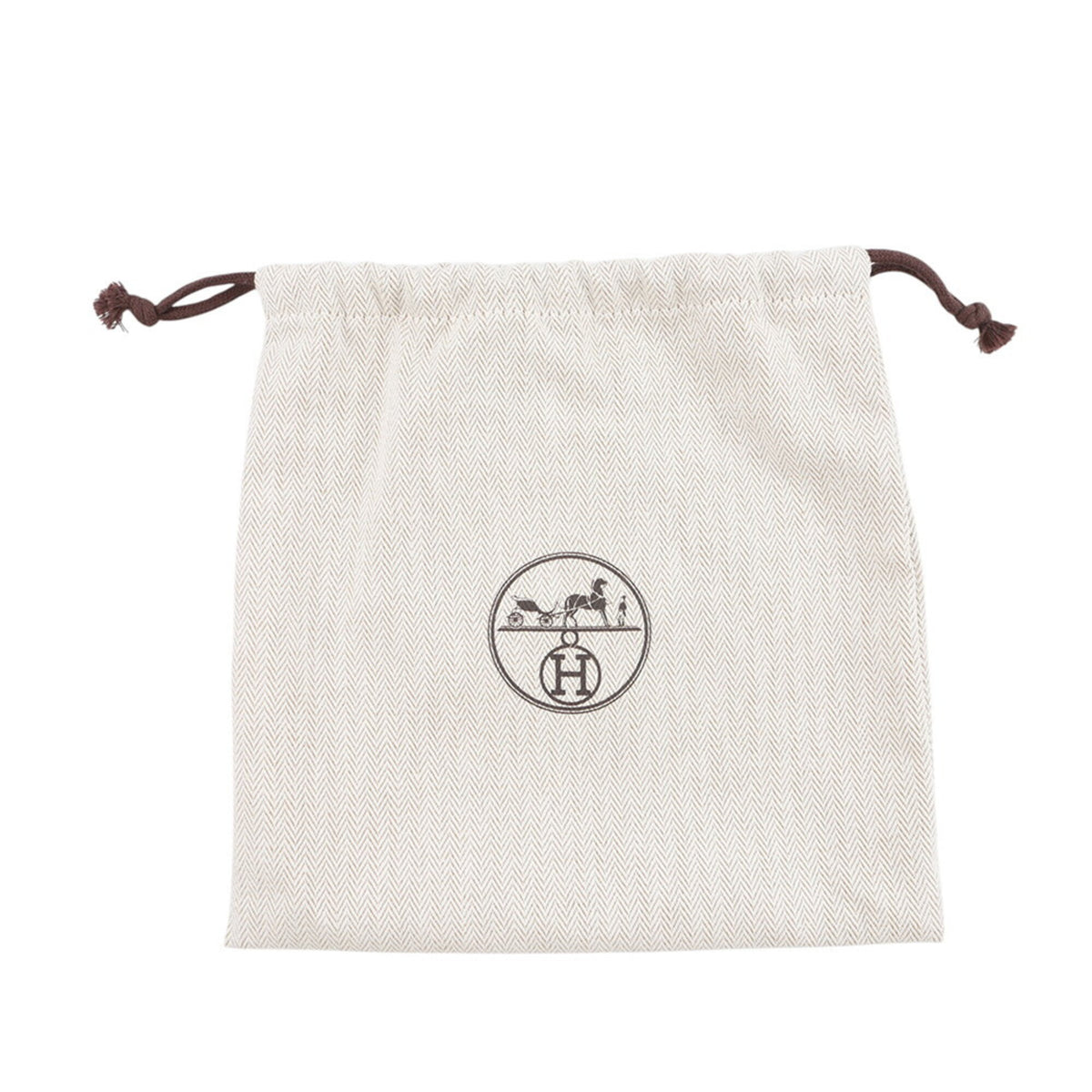 Hermes Black Cotton Handbag Pouch (Pre-Owned)