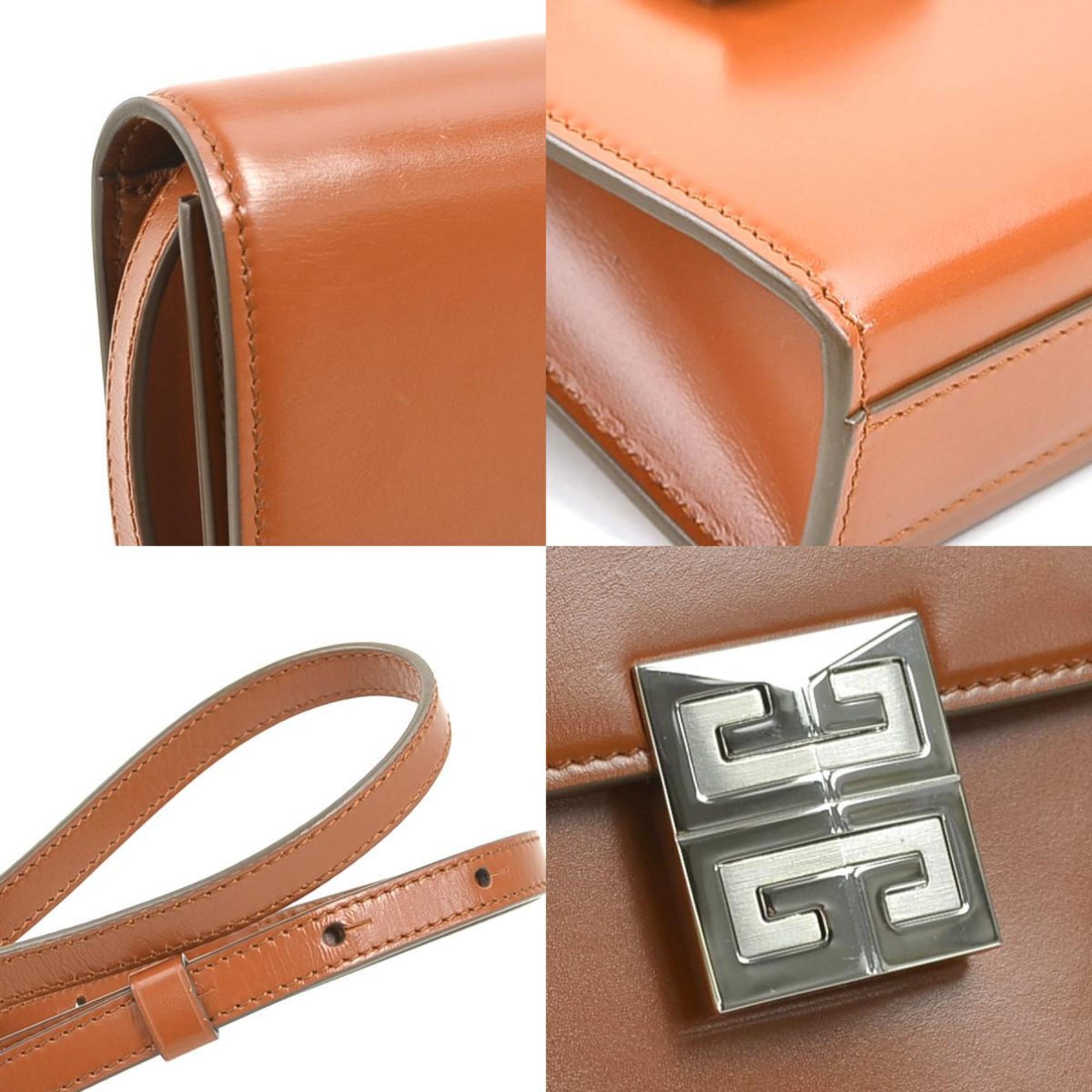 Givenchy Brown Leather Shoulder Bag (Pre-Owned)