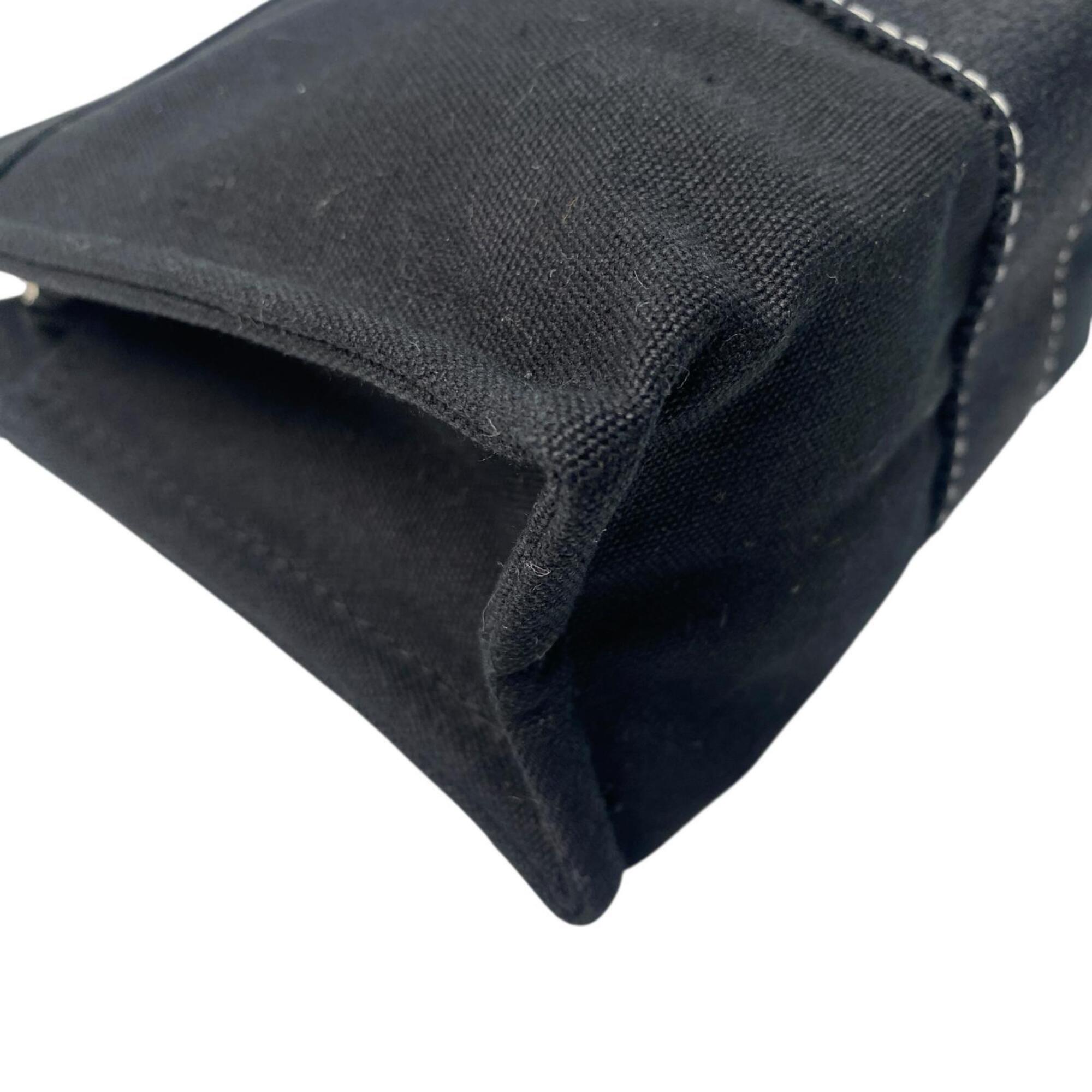 Hermes Black Cotton Pouch (Pre-Owned)