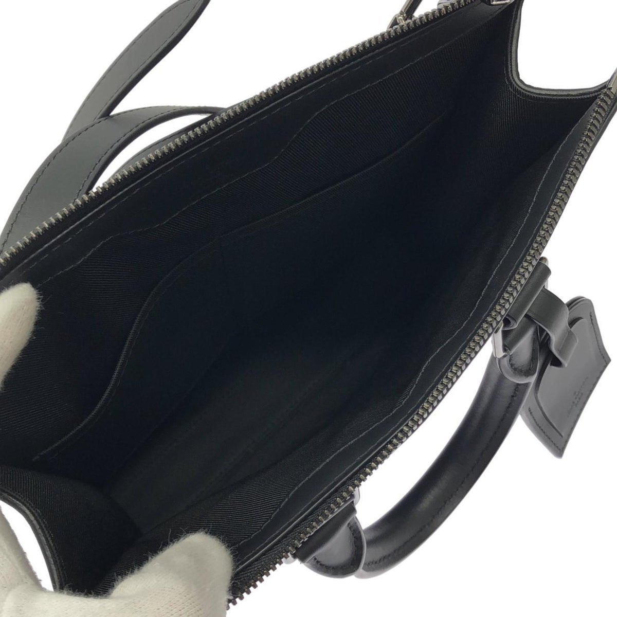 Louis Vuitton Black Coated Canvas Handbag (Pre-Owned)