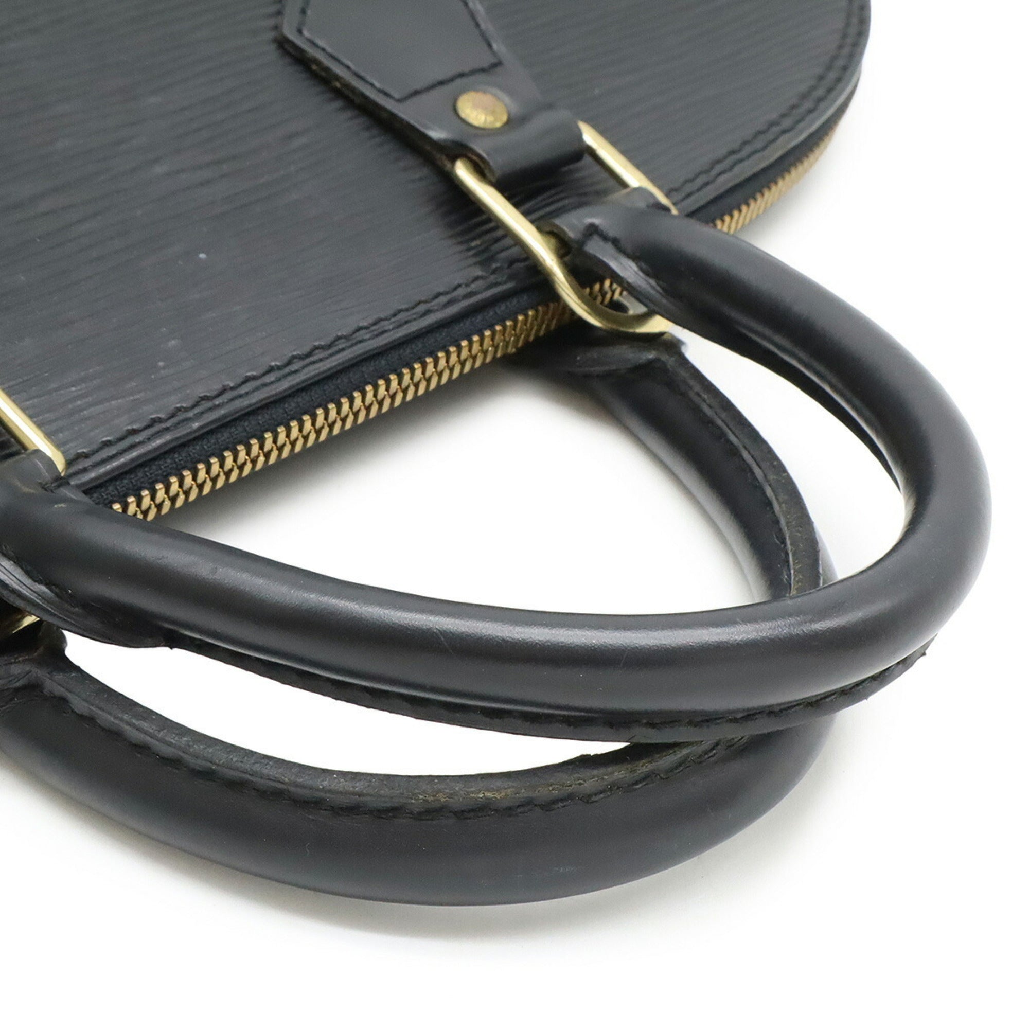 Louis Vuitton Epi Black Noir Epi Leather Handbag (Pre-Owned)
