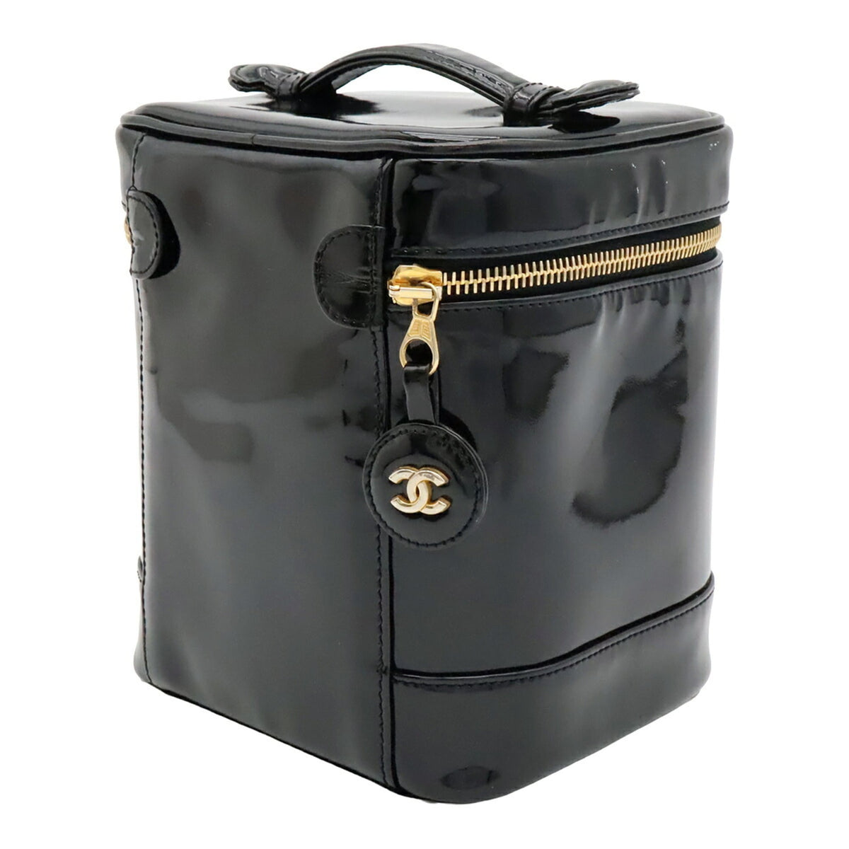 Chanel Black Handbag Pouch Vanity Bag (Pre-Owned)