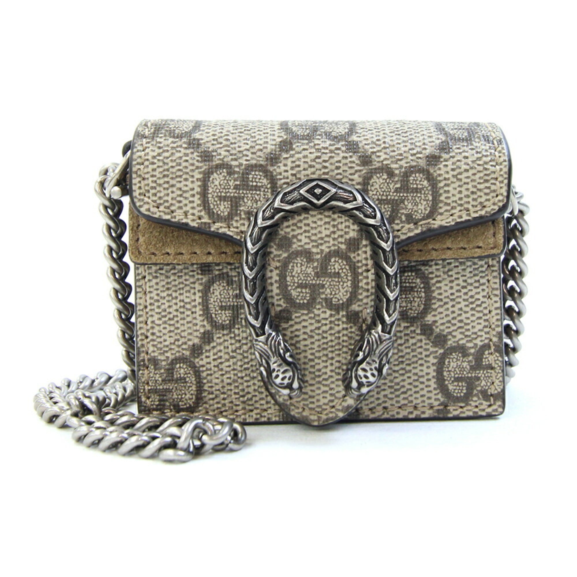 Gucci Beige Pvc Leather Pouch (Pre-Owned)