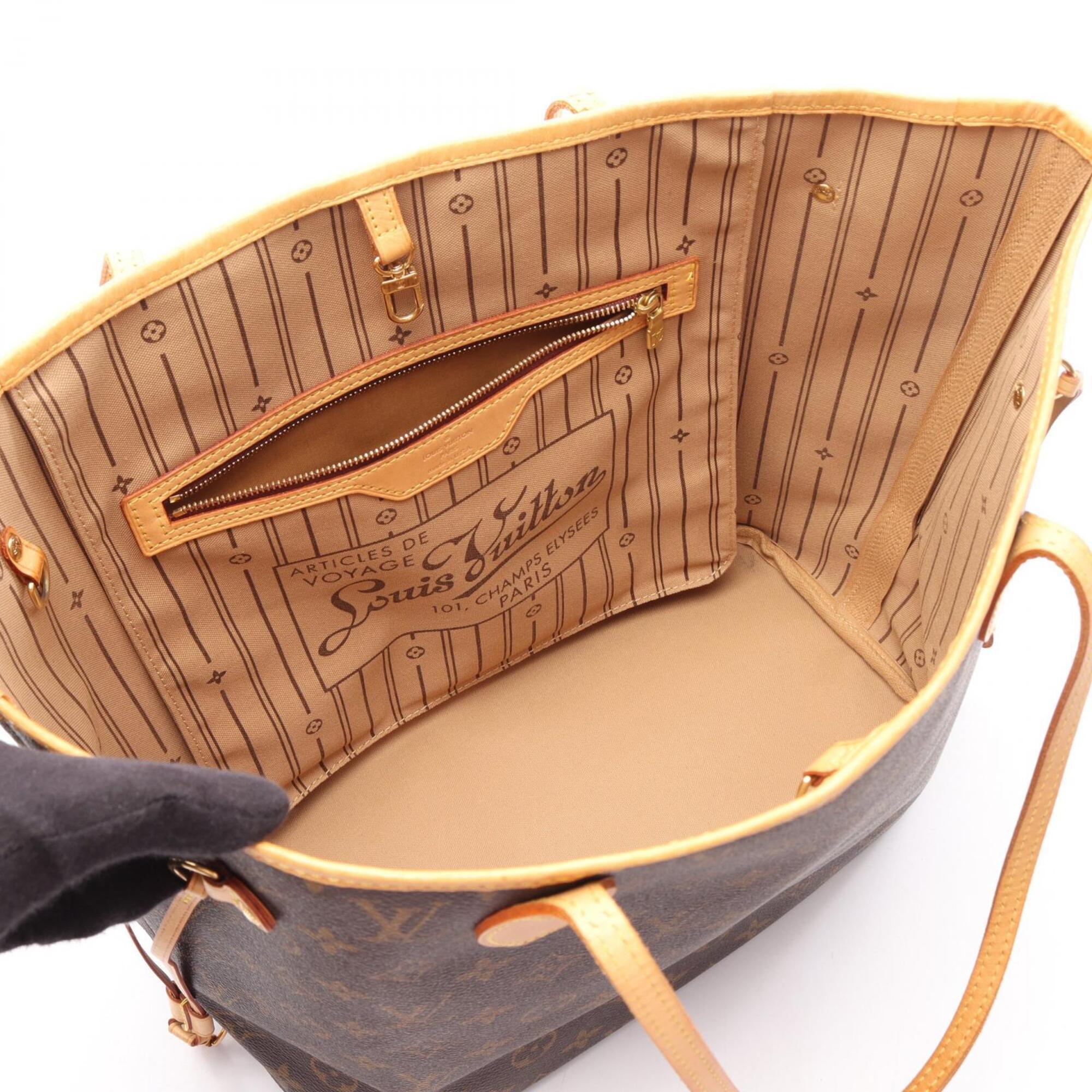 Louis Vuitton Brown Pvc Leather Handbag Tote Bag (Pre-Owned)
