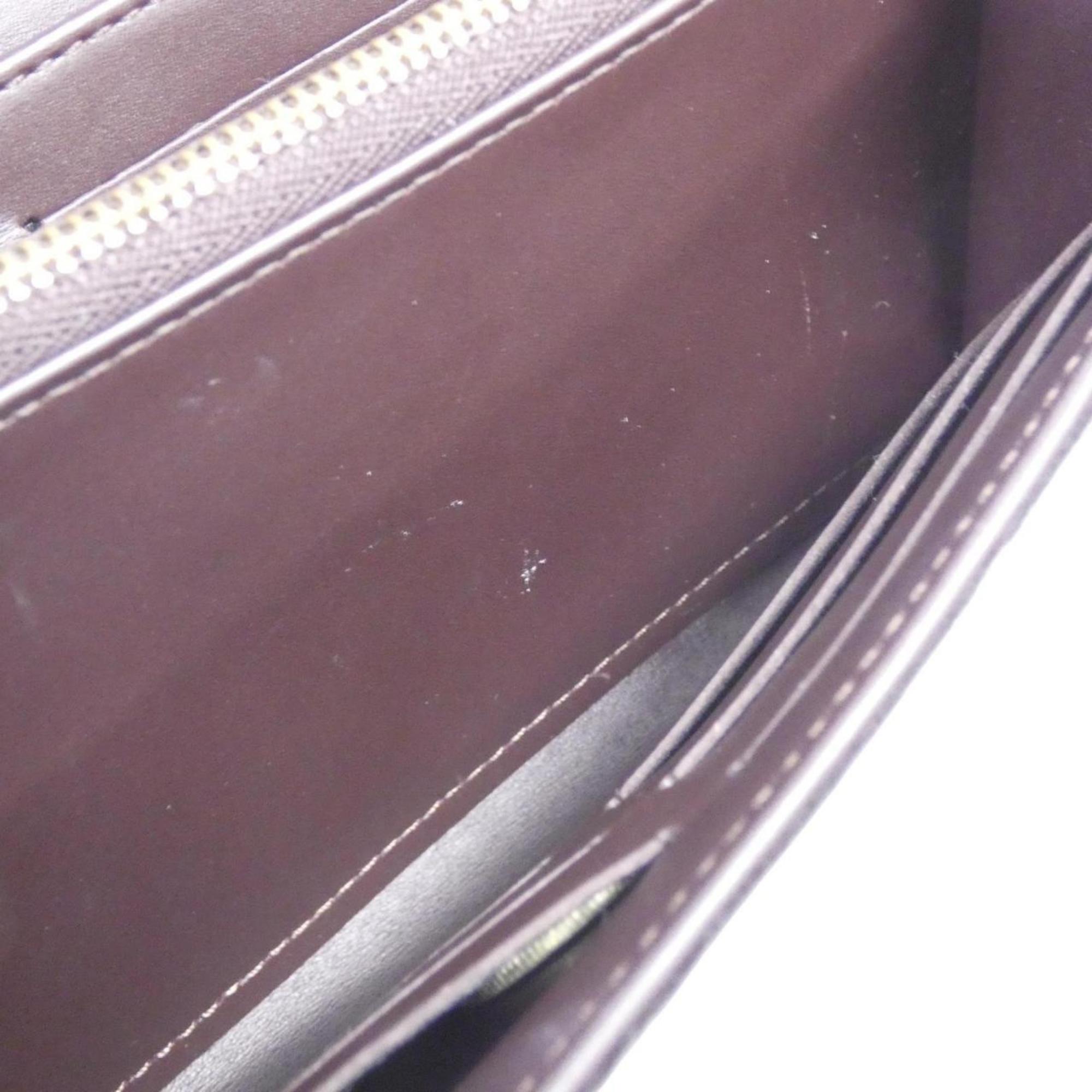 Louis Vuitton Vernis Amarante Leather Chain/Shoulder Wallet (Pre-Owned)