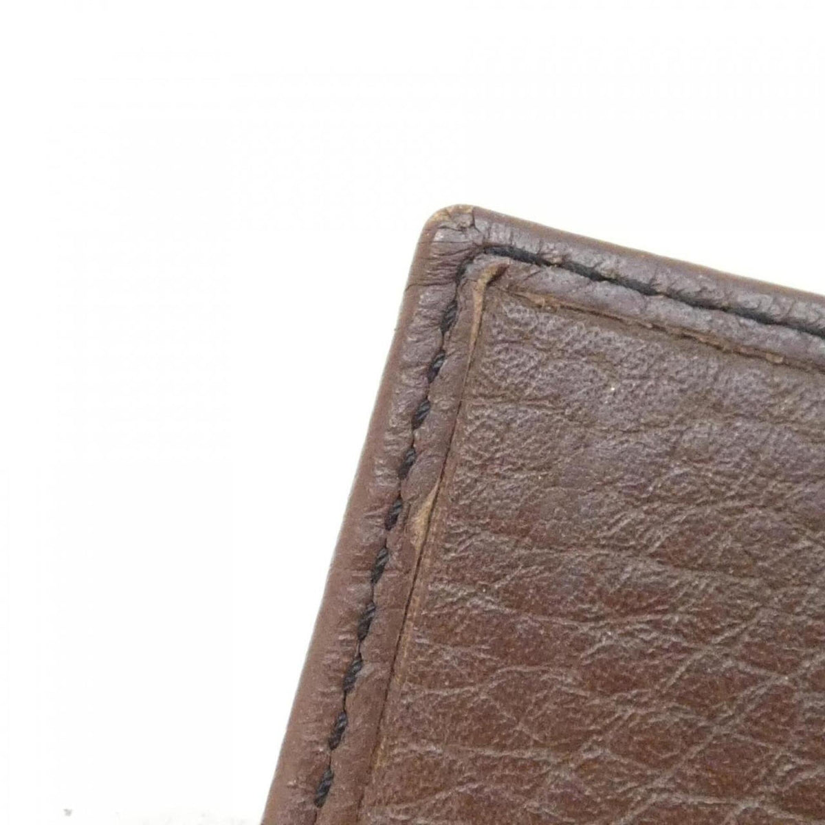 Fendi Blue Brown Gray Canvas Leather Wallet (Bi-Fold) (Pre-Owned)
