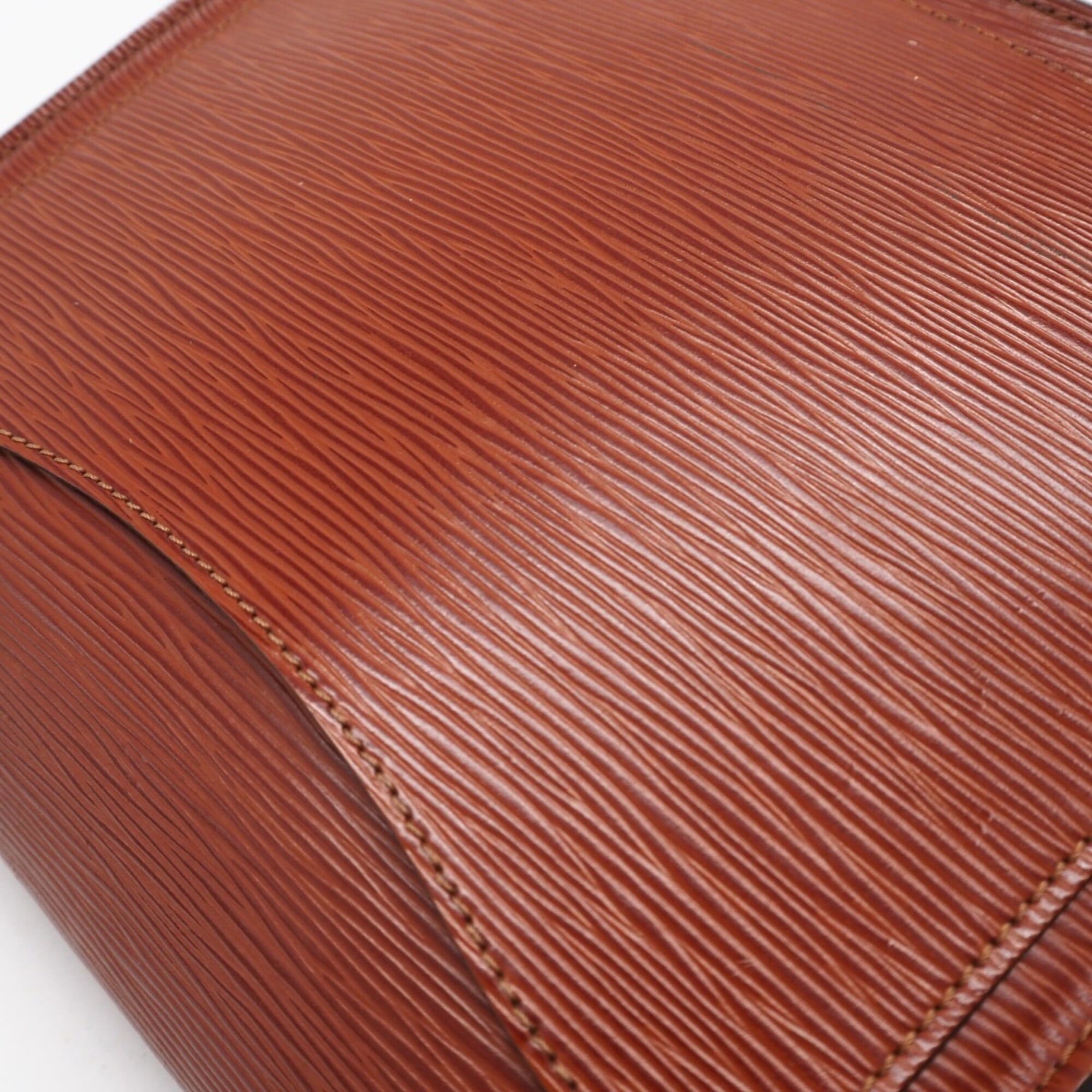 Louis Vuitton Brown Leather Shoulder Bag (Pre-Owned)