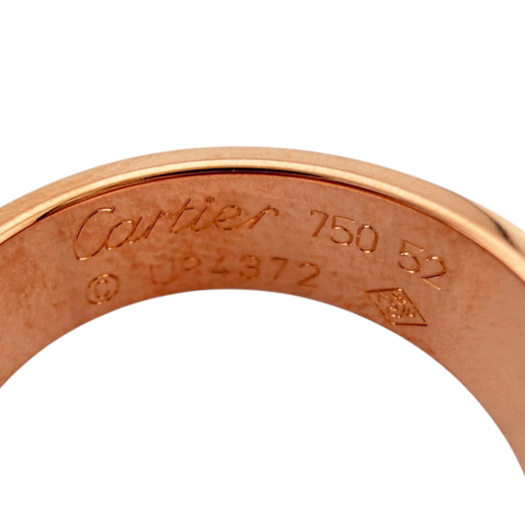 Cartier Love Pink Gold (18K) Band Ring (Pre-Owned)