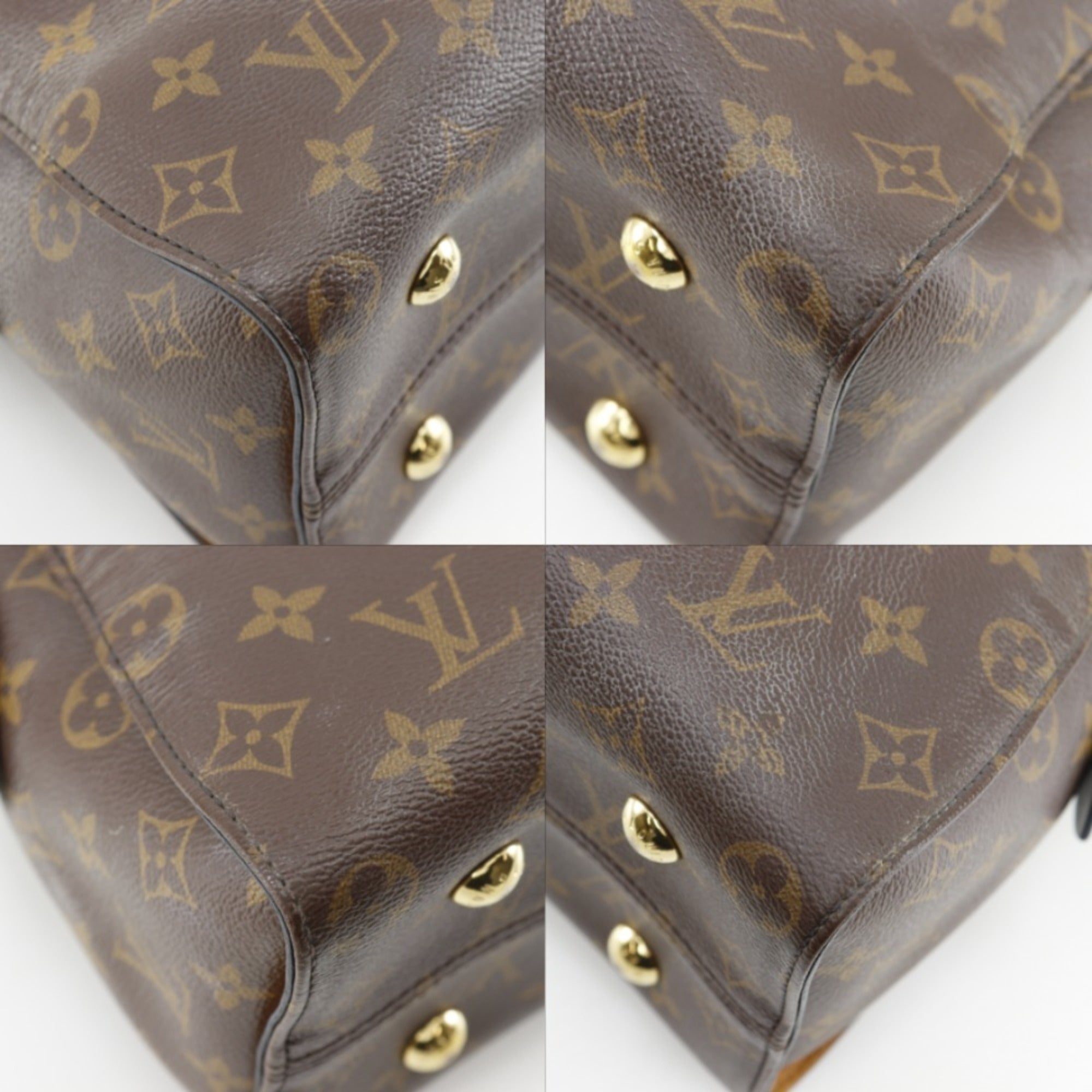 Louis Vuitton Brown Monogram Canvas Handbag Tote Bag (Pre-Owned)