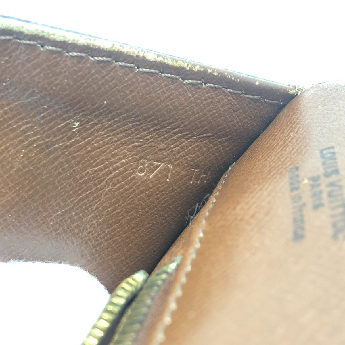 Louis Vuitton Brown Monogram Clutch Bag Pochette Pouch (Pre-Owned)