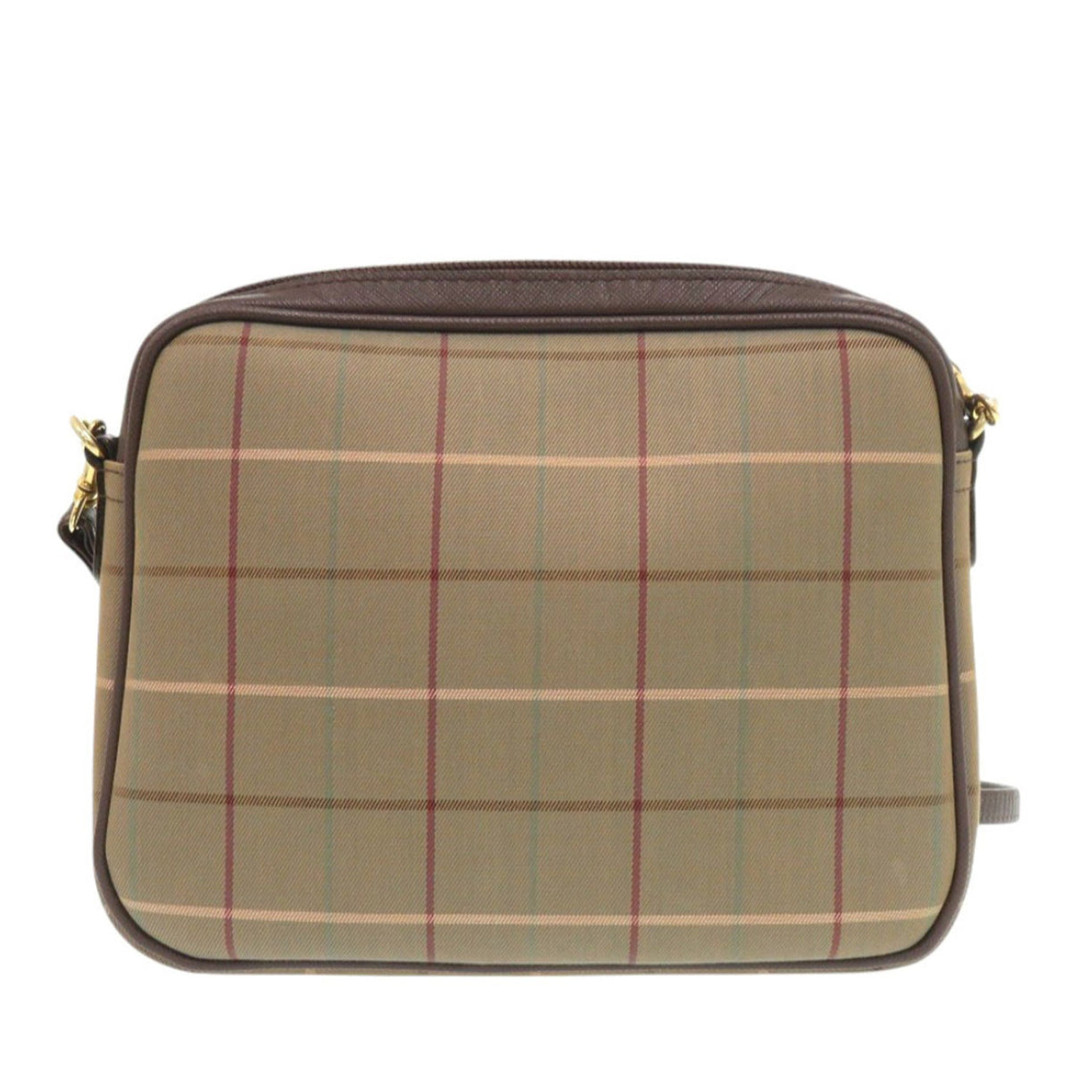 Burberry Khaki Brown Nylon Shoulder Bag (Pre-Owned)