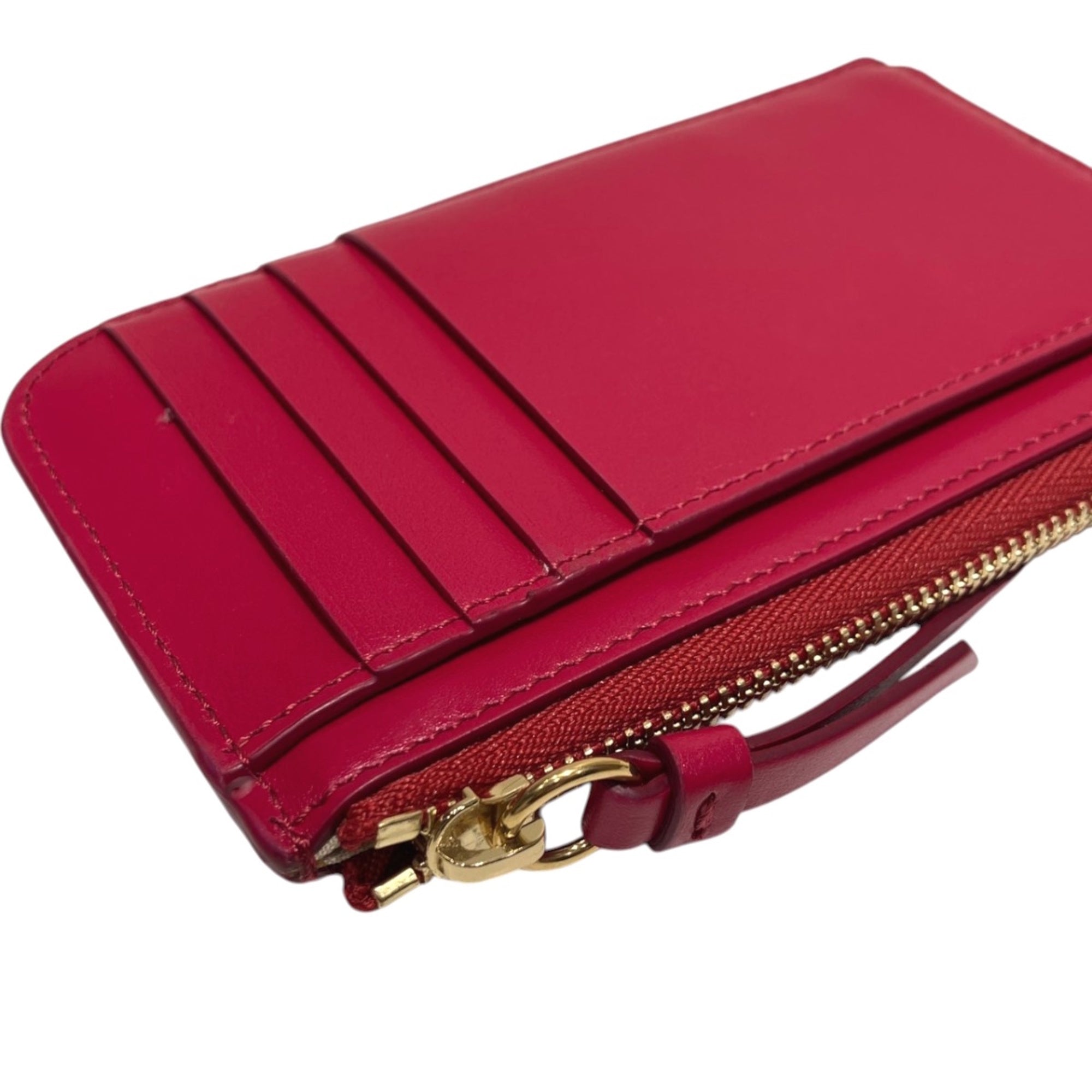Chloé Red Color Leather Coin Purse/Coin Case (Pre-Owned)