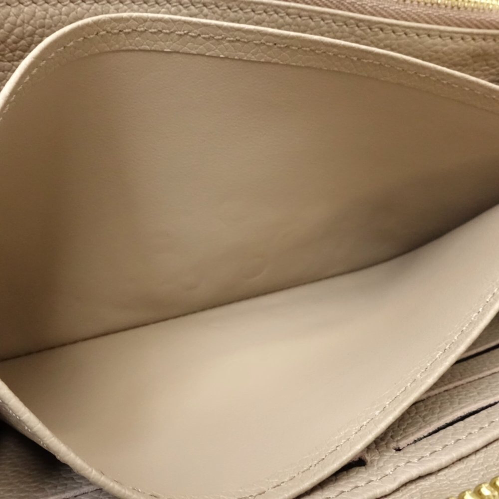 Louis Vuitton Monogram Empreinte Tourterelle Monogram Empreinte Long Wallet (Bi-Fold) (Pre-Owned)