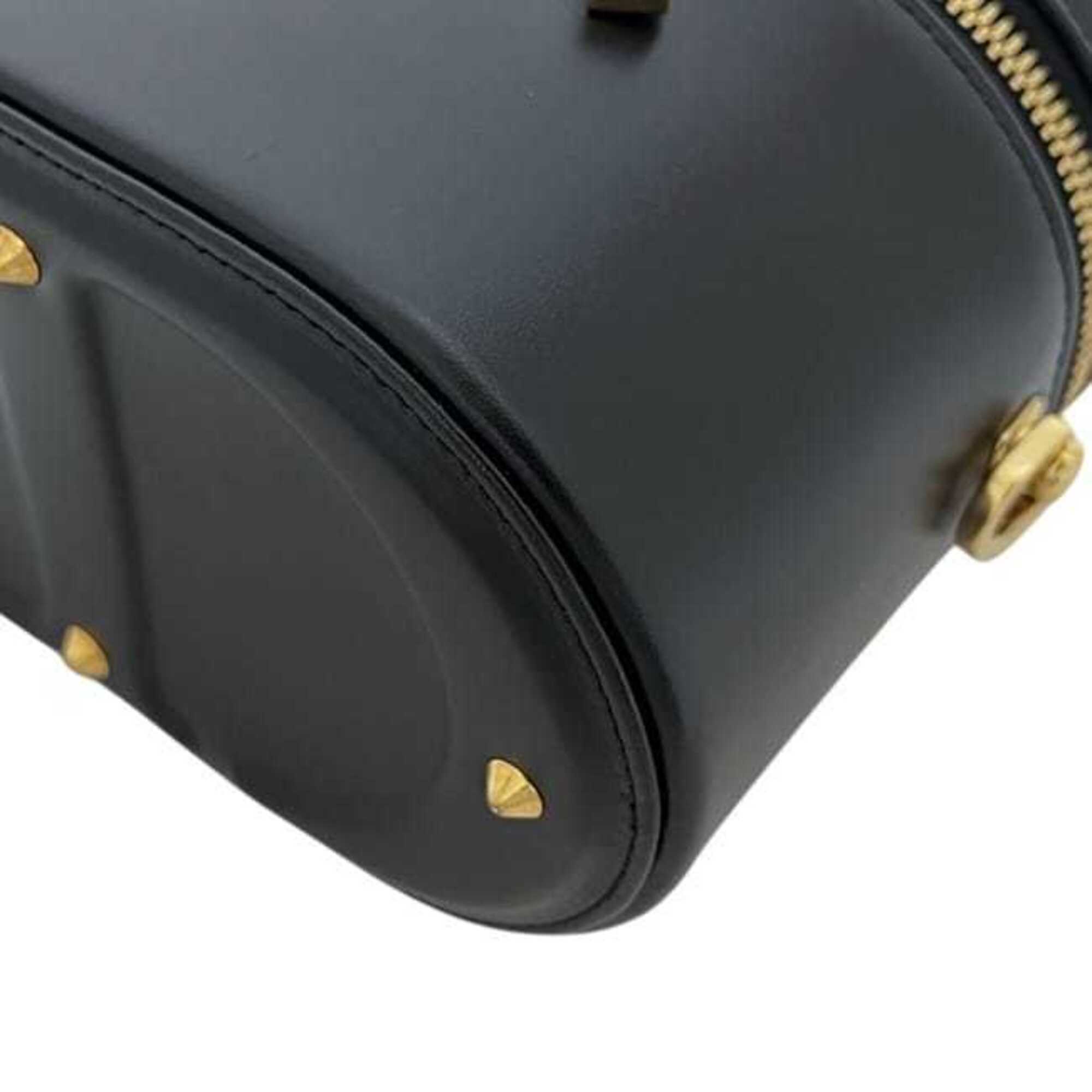 Christian Dior Black Leather Shoulder Bag (Pre-Owned)