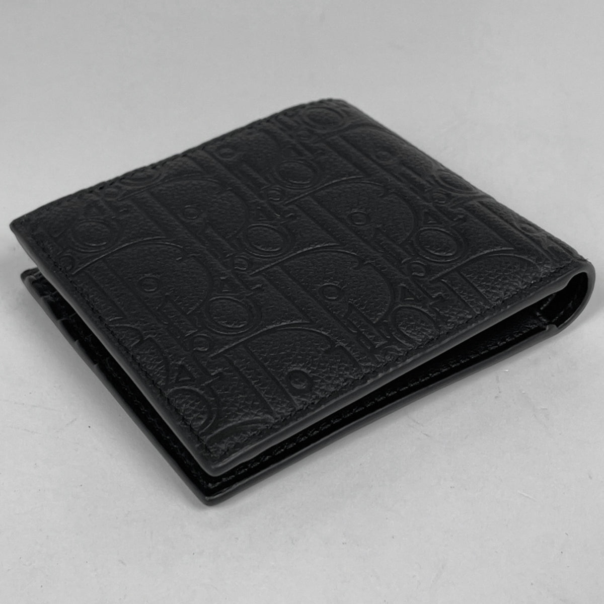 Christian Dior Black Leather Wallet (Bi-Fold) (Pre-Owned)