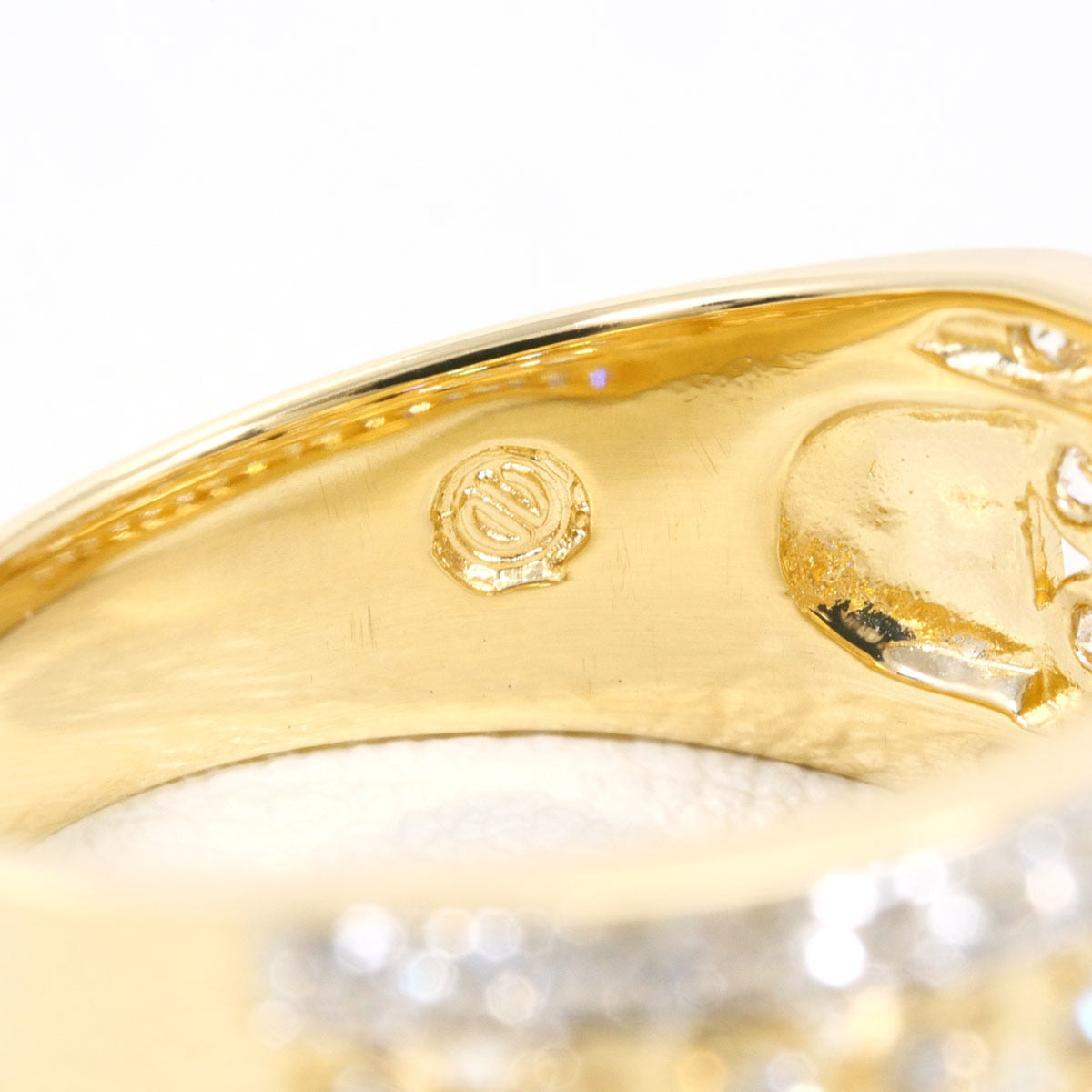 Unbranded White Gold Yellow Gold White Gold (14K) Yellow Gold (14K) Band Ring (Pre-Owned)