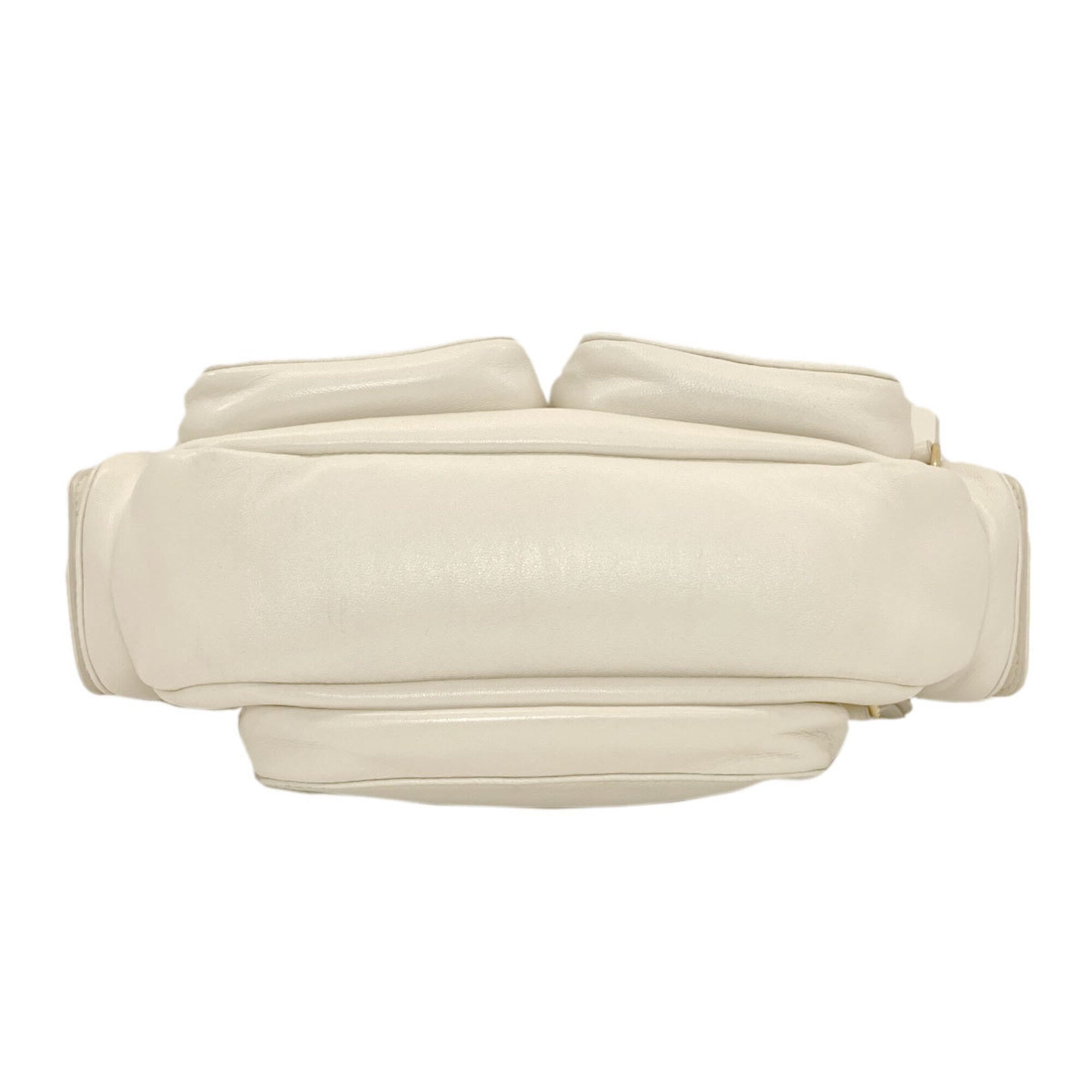 Miu Miu White Leather Handbag (Pre-Owned)