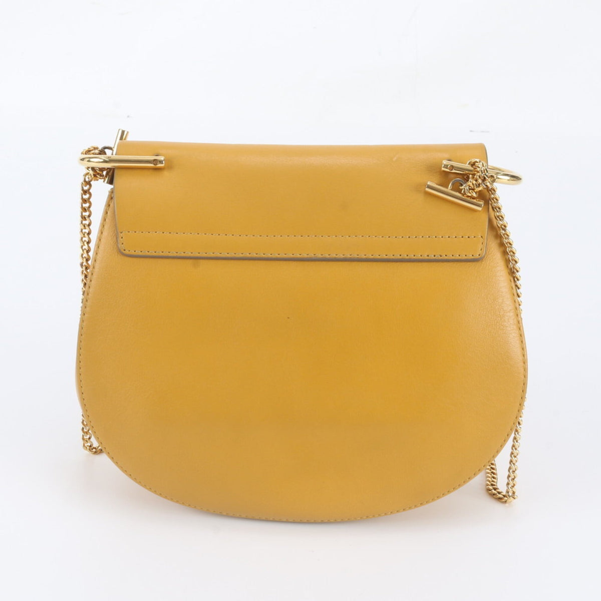 Chloé Yellow Leather Crossbody Bag Handbag Shoulder Bag Tote Bag (Pre-Owned)