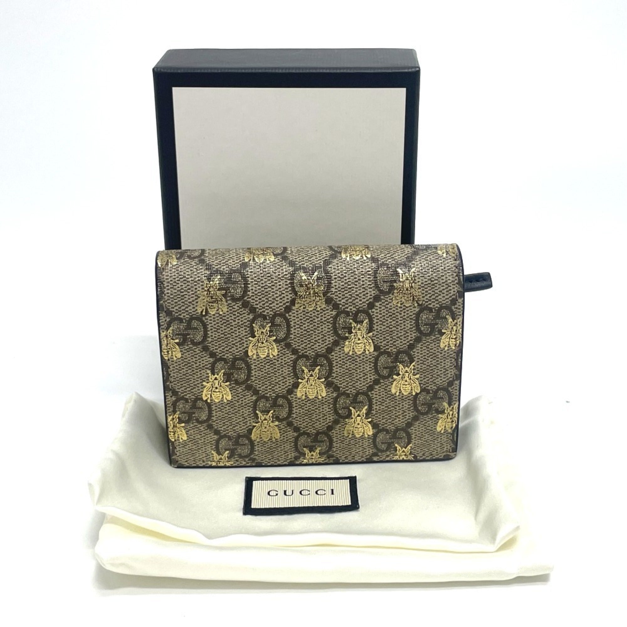 Gucci Beige Gg Supreme Wallet (Bi-Fold) (Pre-Owned)