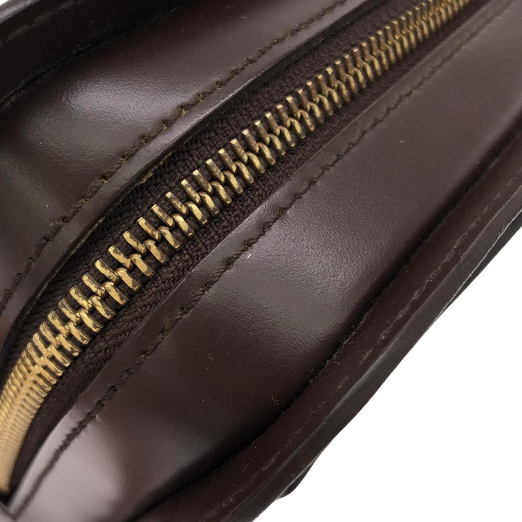 Louis Vuitton Ebene Coated Canvas Clutch Bag (Pre-Owned)
