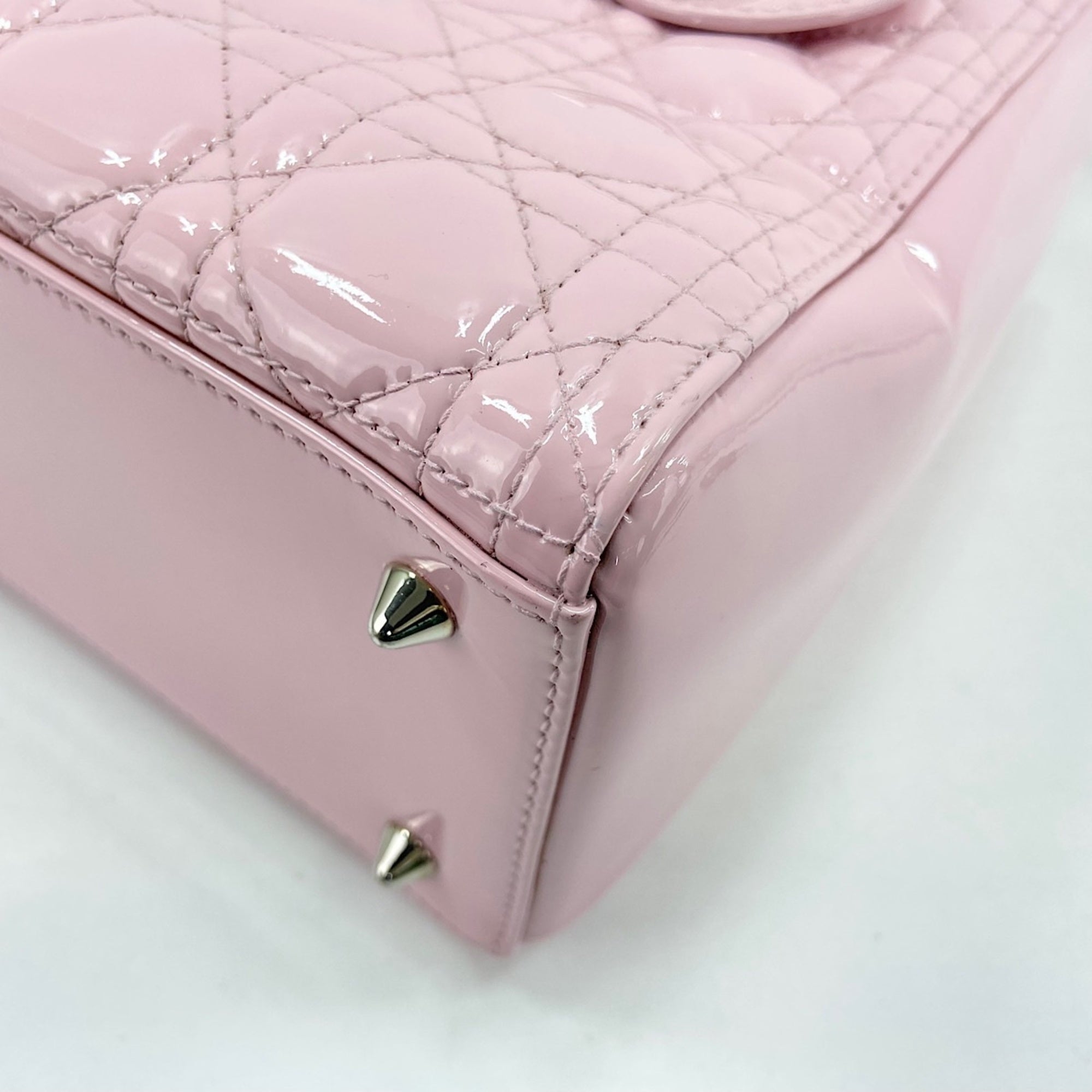 Christian Dior Pink Leather Handbag (Pre-Owned)