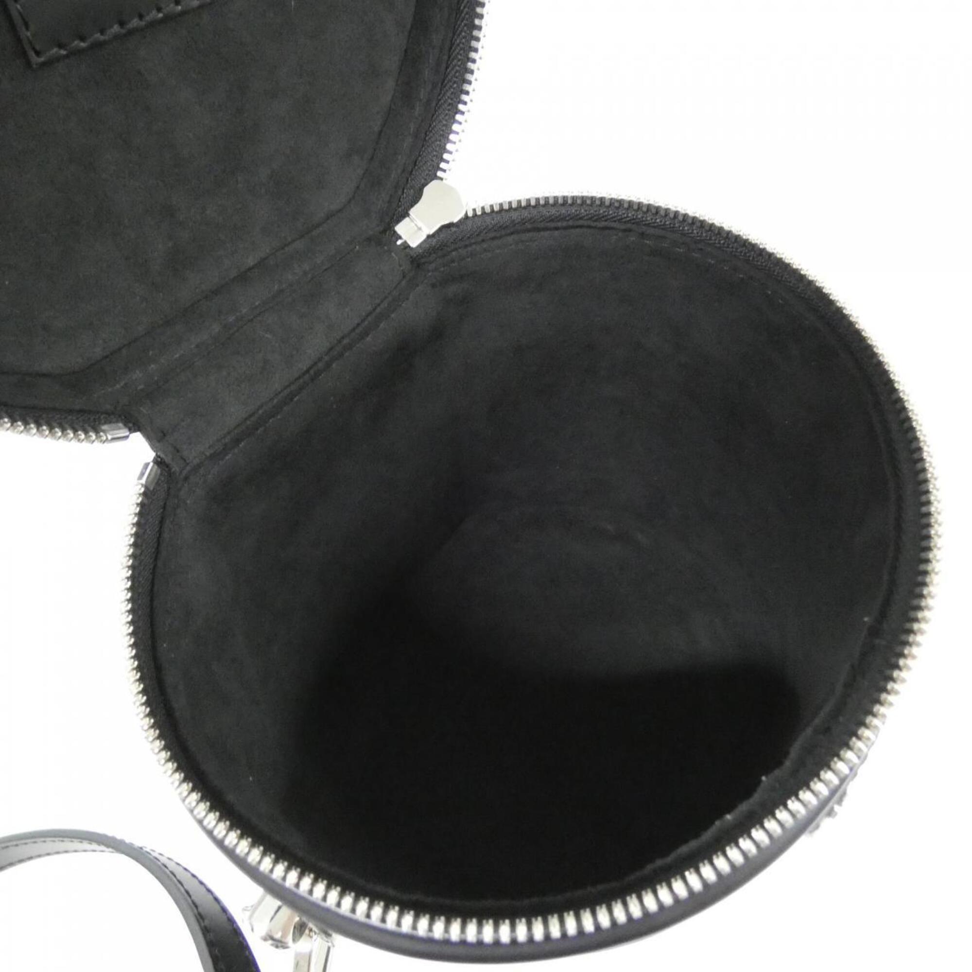 Louis Vuitton Black Leather Handbag (Pre-Owned)