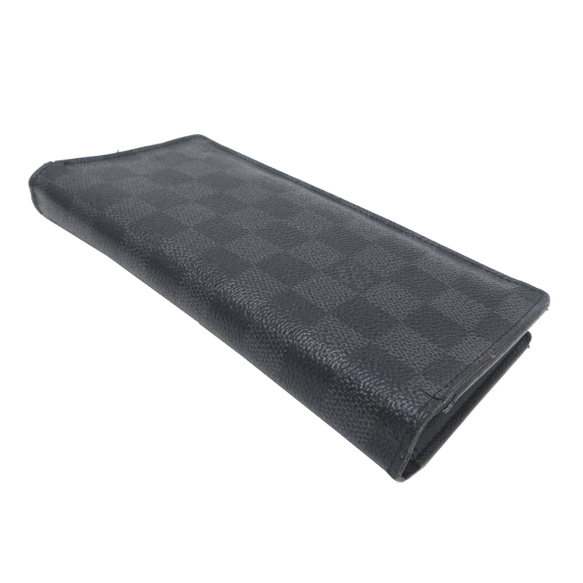 Louis Vuitton Black Damier Graphite Long Wallet (Bi-Fold) (Pre-Owned)