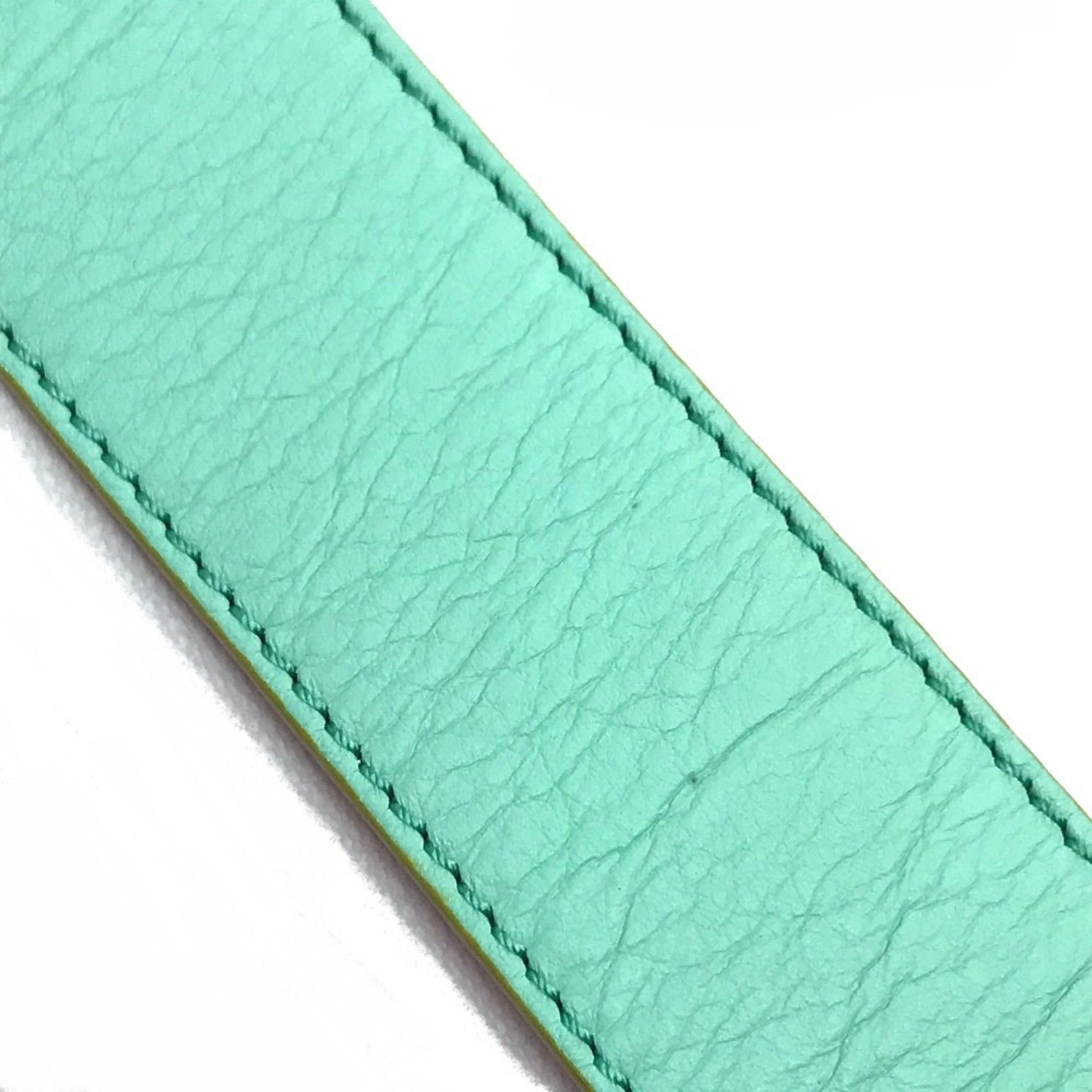 Fendi Blue Leather Chain/Shoulder Wallet (Pre-Owned)