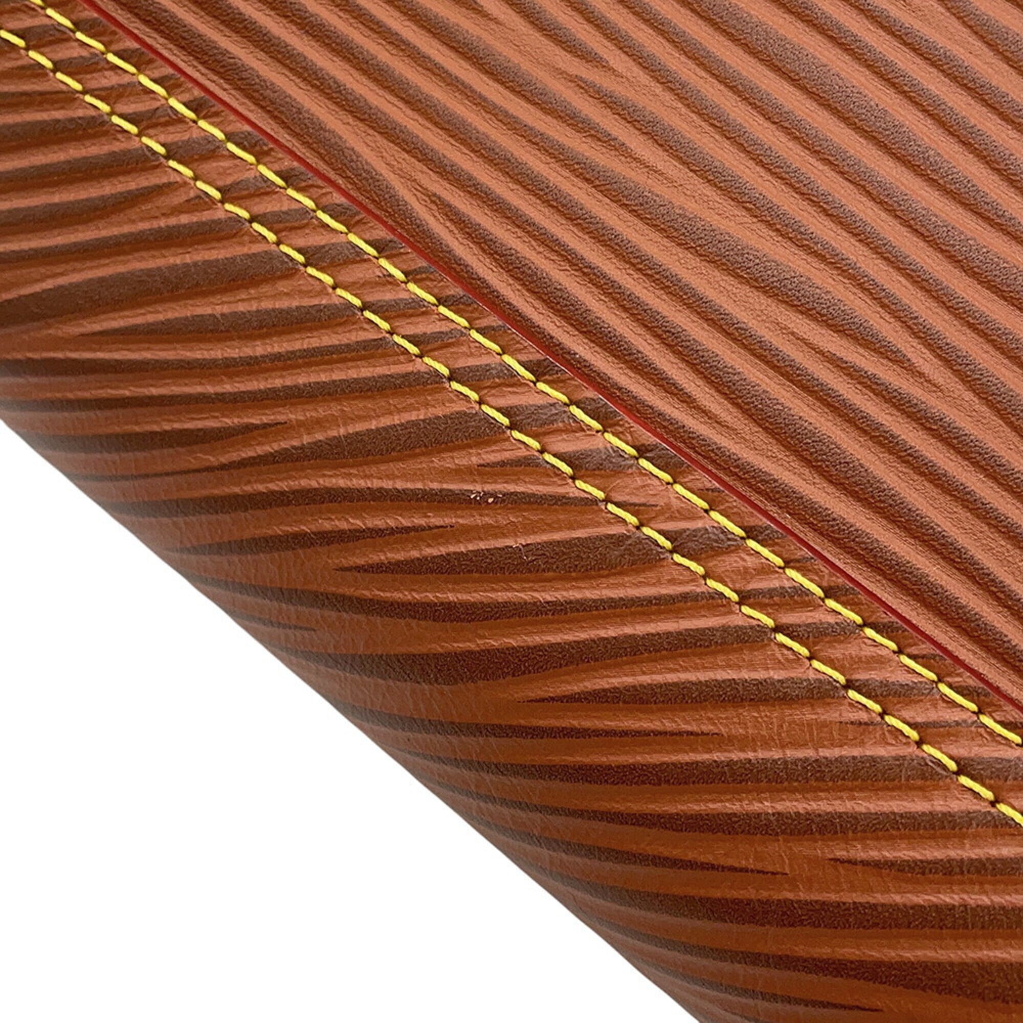 Louis Vuitton Epi Cognac Epi Leather Boston Bag Handbag (Pre-Owned)