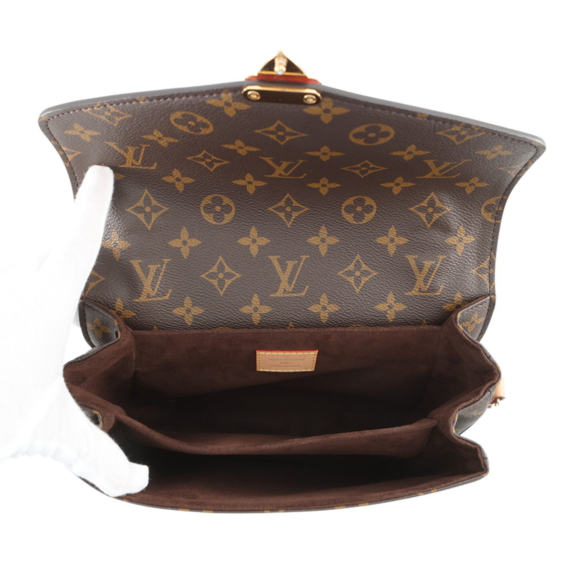 Louis Vuitton Monogram Brown Monogram Handbag Pochette (Pre-Owned)