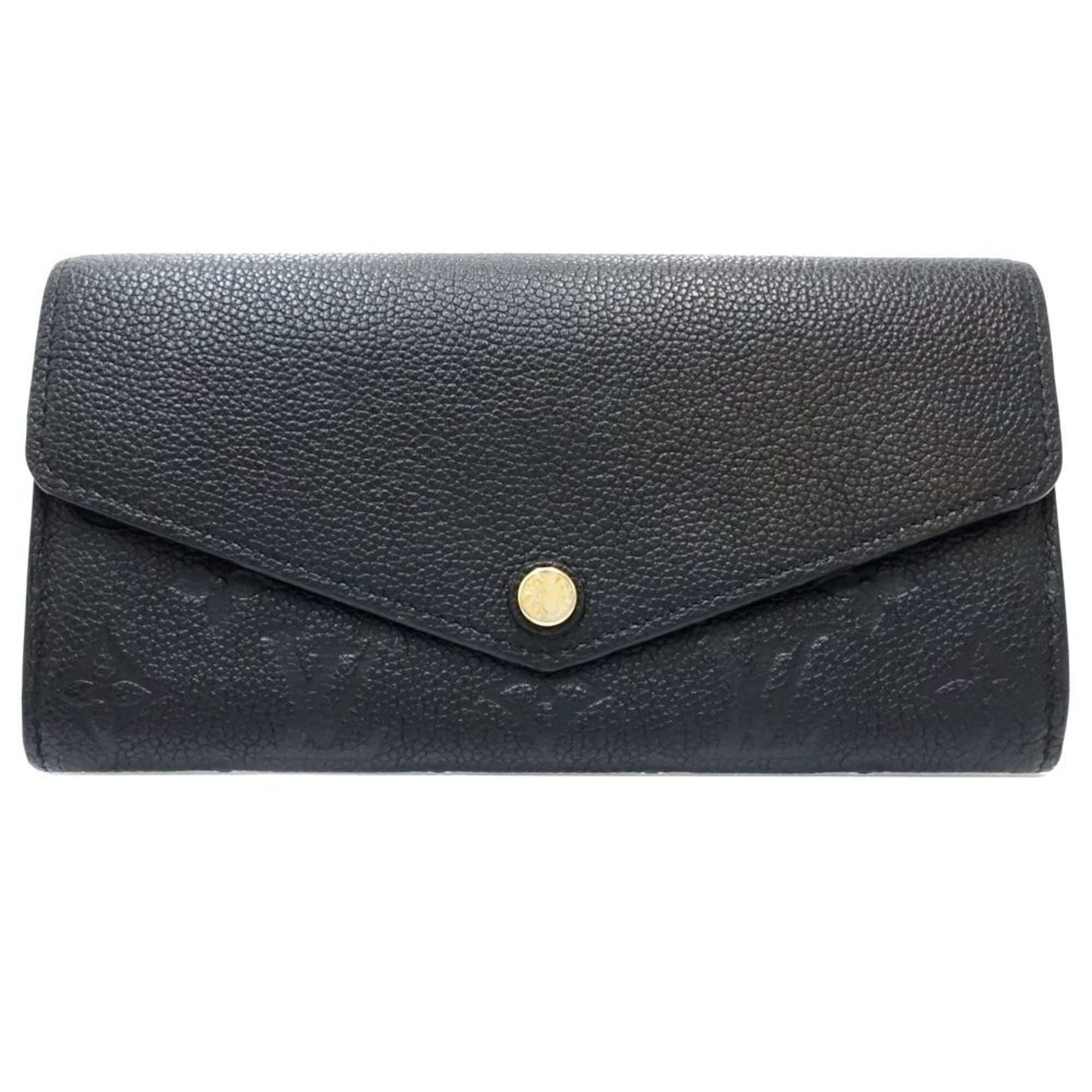 Louis Vuitton Noir Monogram Empreinte Long Wallet (Bi-Fold) (Pre-Owned)