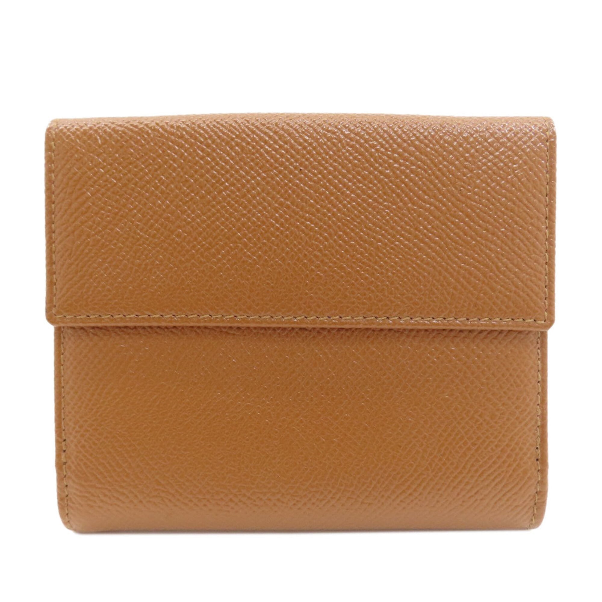 Bvlgari Brown Leather Wallet (Bi-Fold) (Pre-Owned)