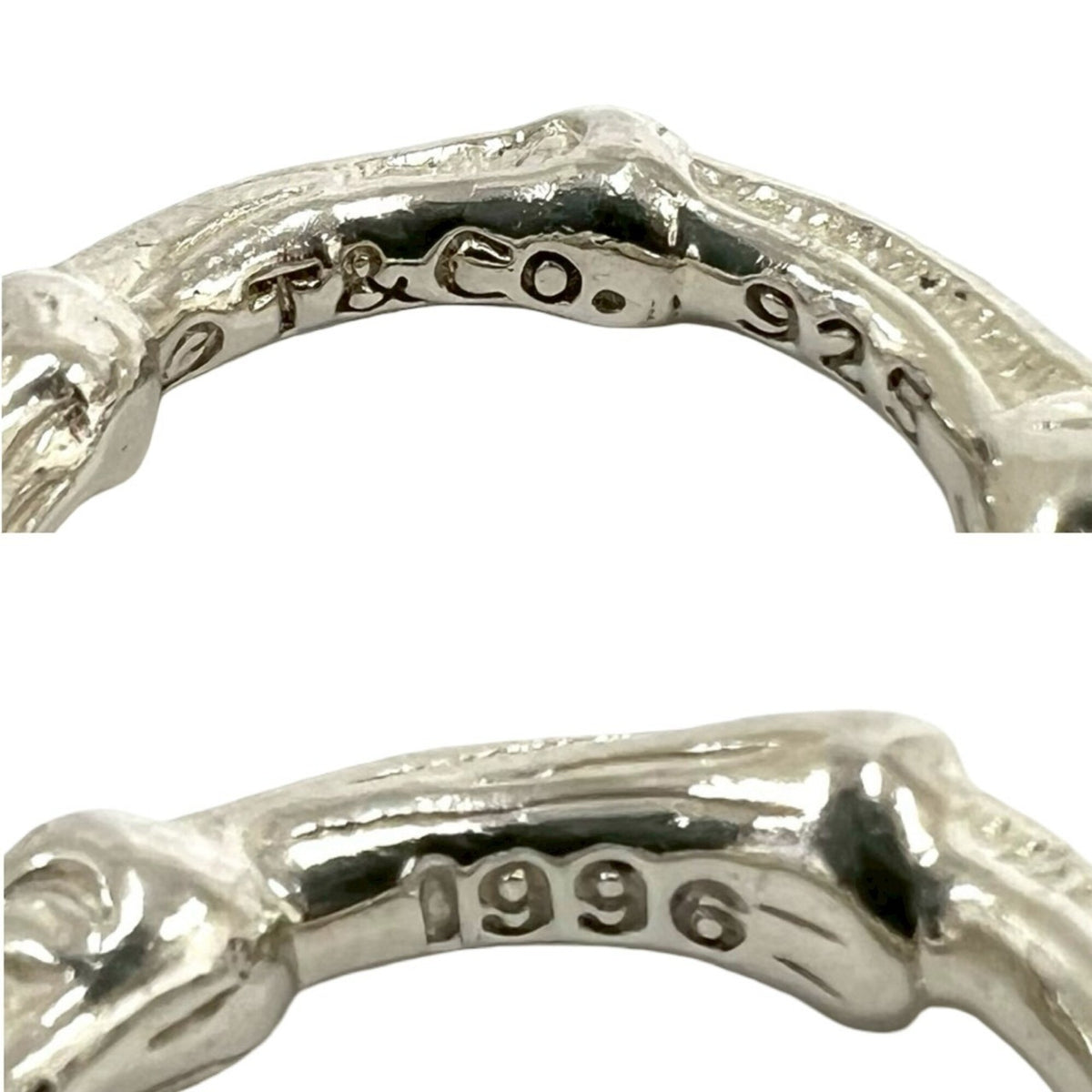Tiffany Silver Silver 925 Band Ring (Pre-Owned)
