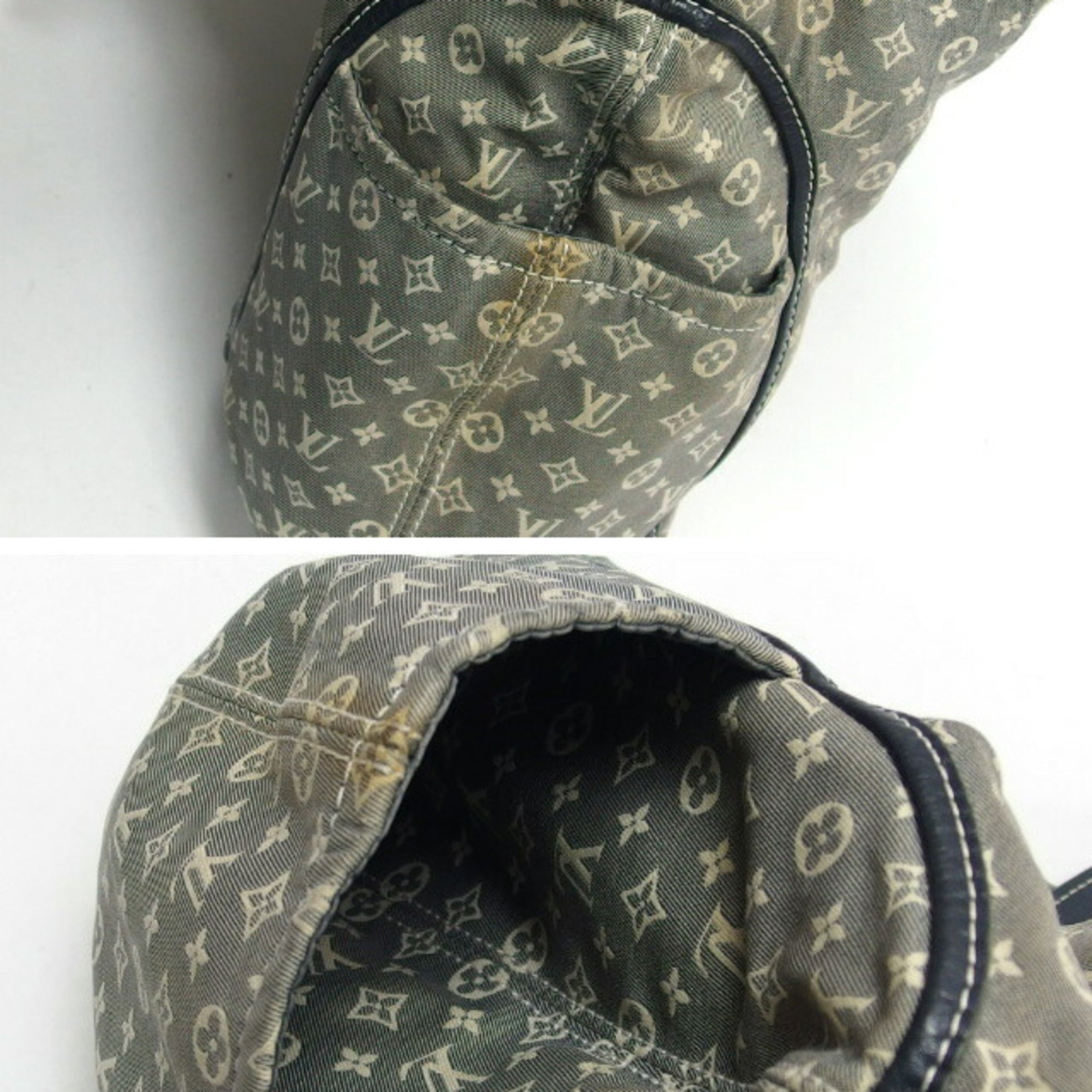 Louis Vuitton Monogram Idylle Gray Navy White Monogram Idylle Handbag Shoulder Bag (Pre-Owned)