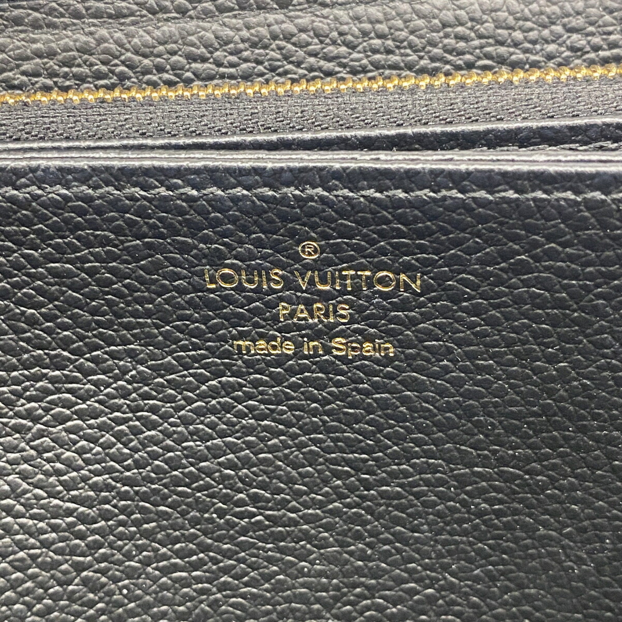 Louis Vuitton Noir Long Wallet (Bi-Fold) (Pre-Owned)