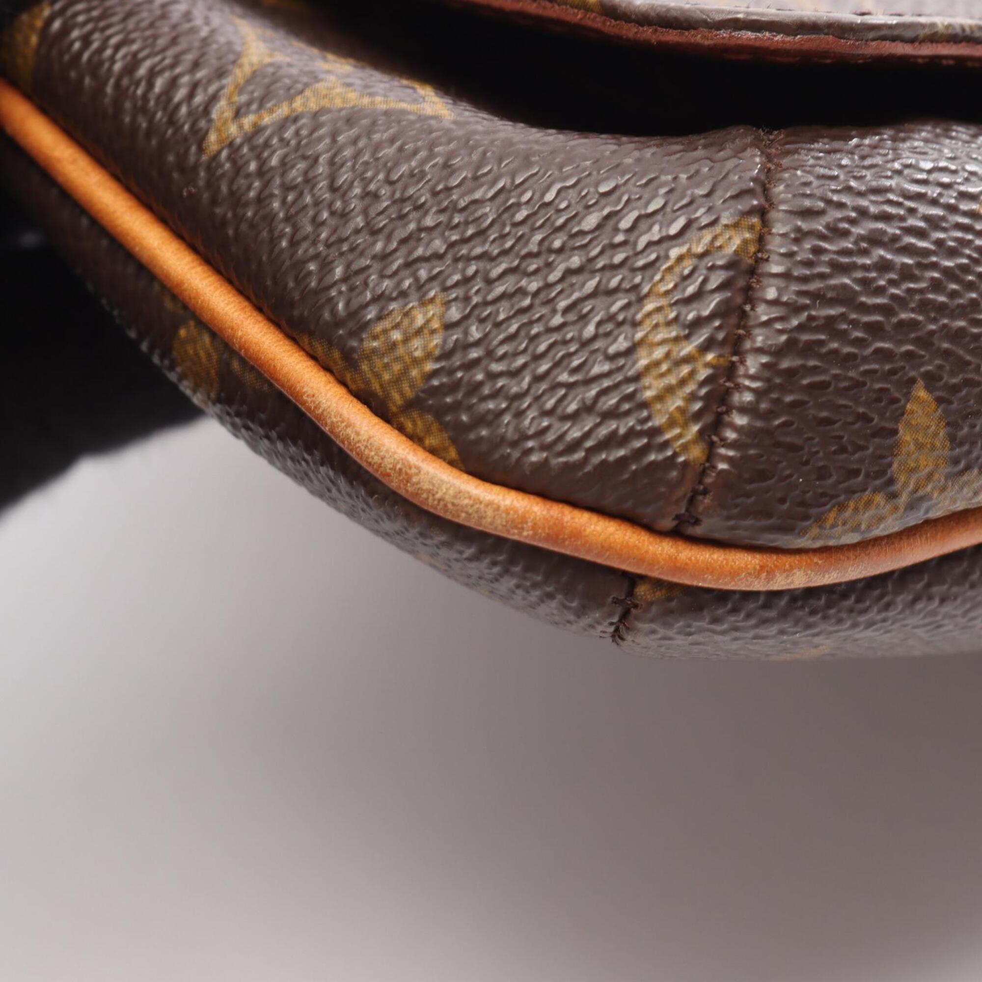 Louis Vuitton Brown Coated Canvas Monogram Pvc Leather Handbag Shoulder Bag (Pre-Owned)