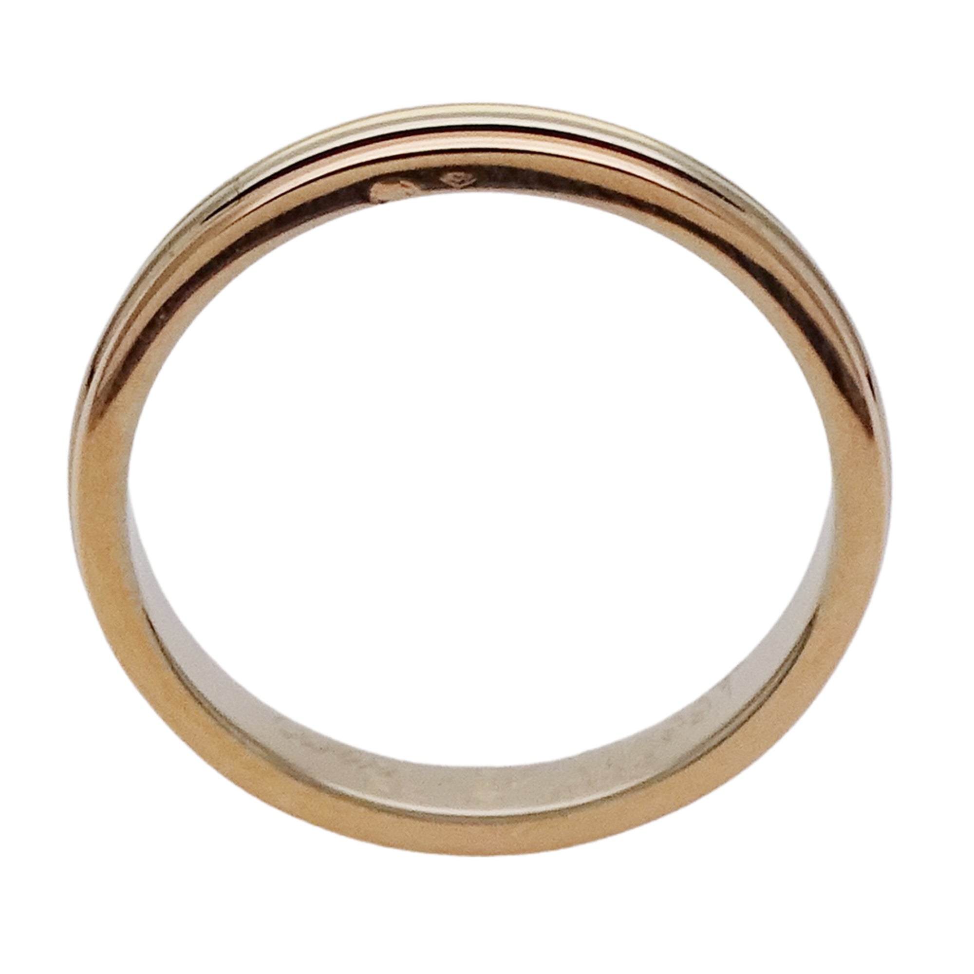 Cartier Pink Gold White Gold Yellow Gold Yellow Gold (18K) Pink Gold (18K) White Gold (18K) Band Ring (Pre-Owned)