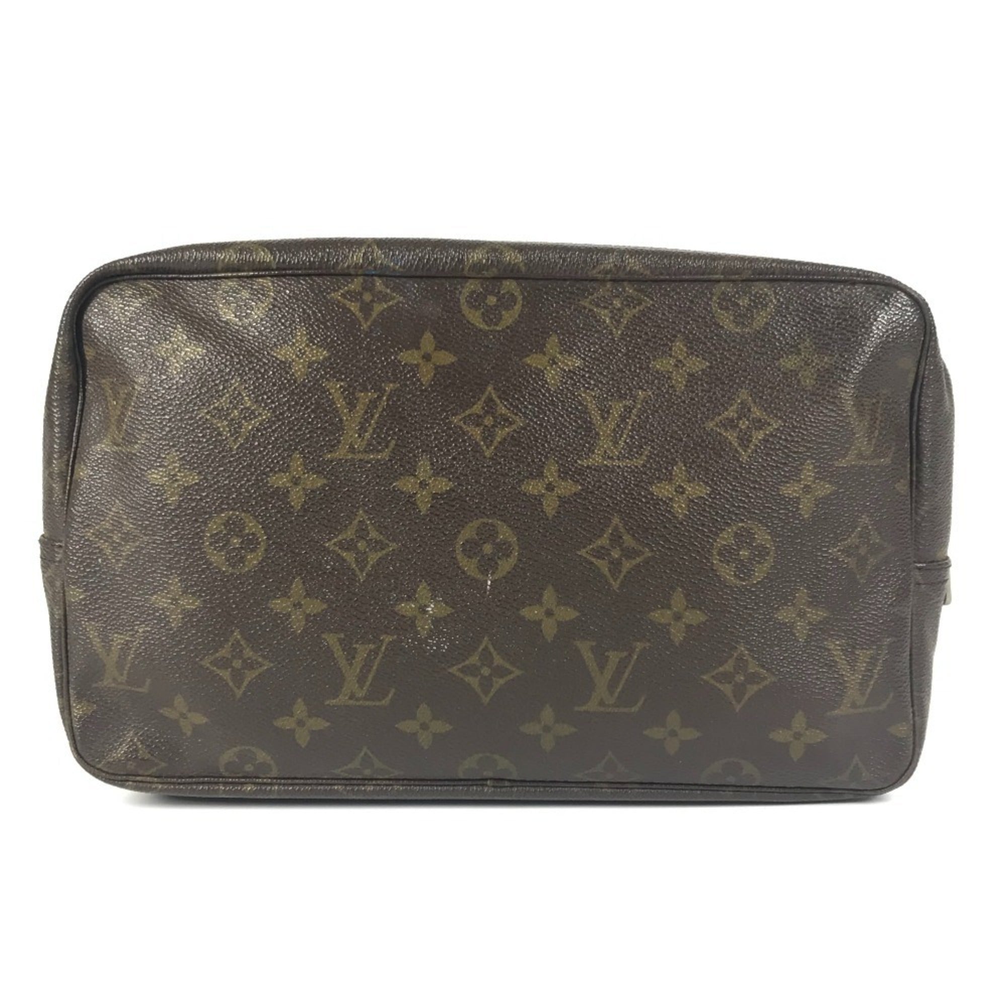 Louis Vuitton Monogram Brown Monogram Clutch Bag Pouch (Pre-Owned)
