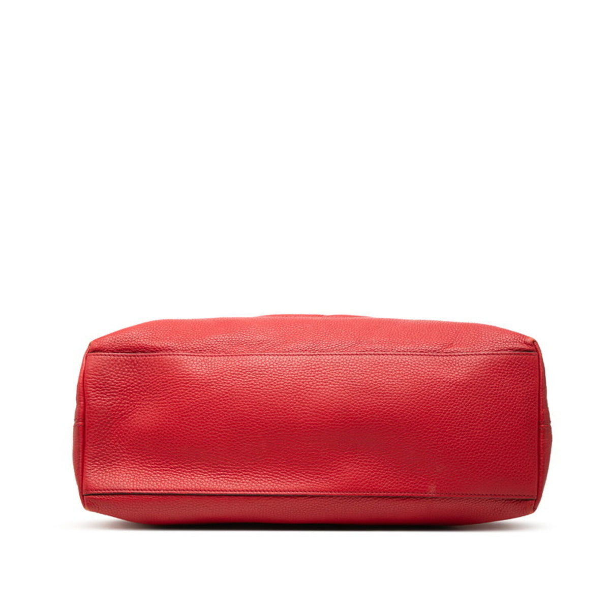 Gucci Soho Red Color Leather Shoulder Bag (Pre-Owned)